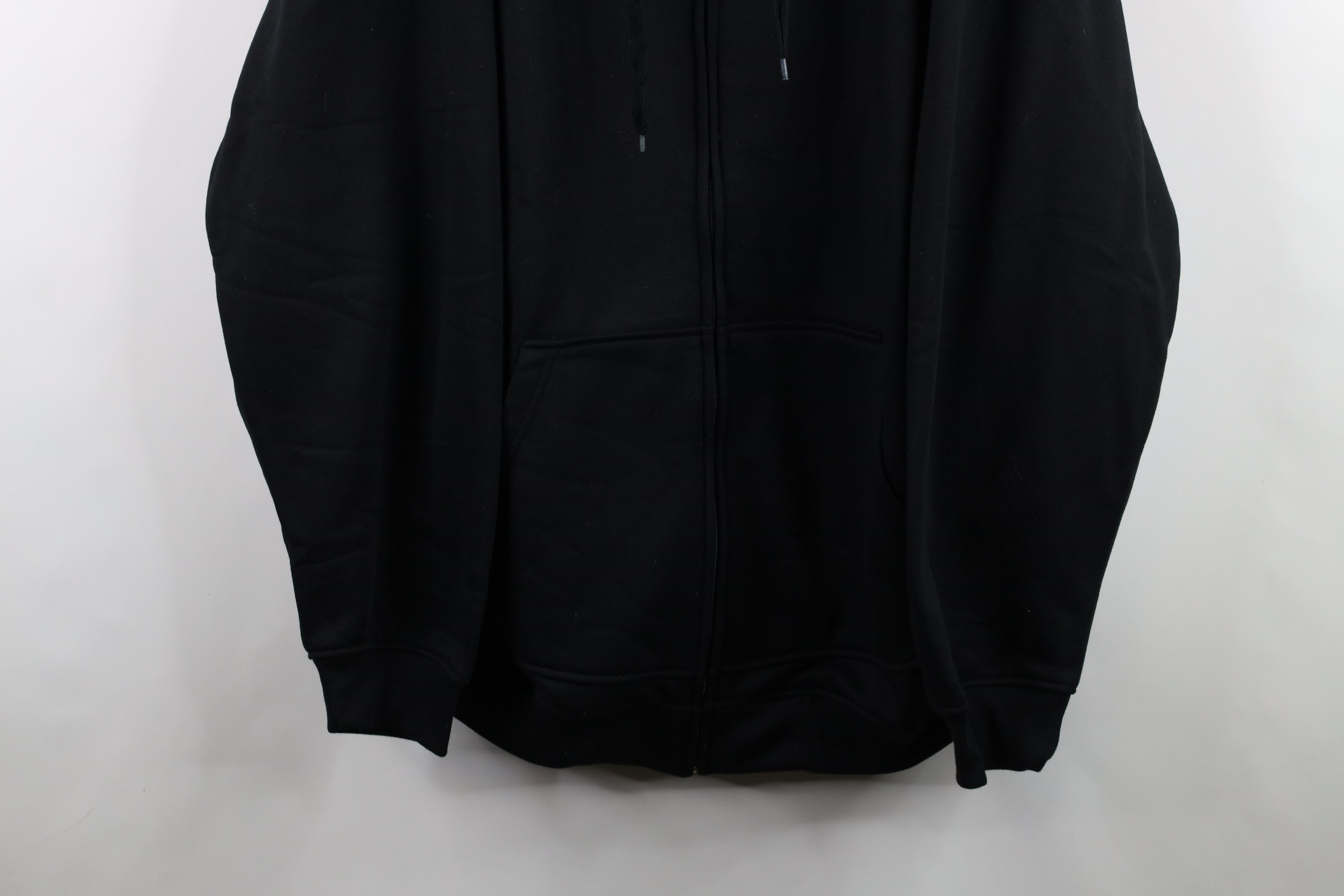 Vintage Deadstock Vintage Y2K Streetwear Full Zip Hoodie Black Size US XXL / EU 58 / 5 - 3 Thumbnail