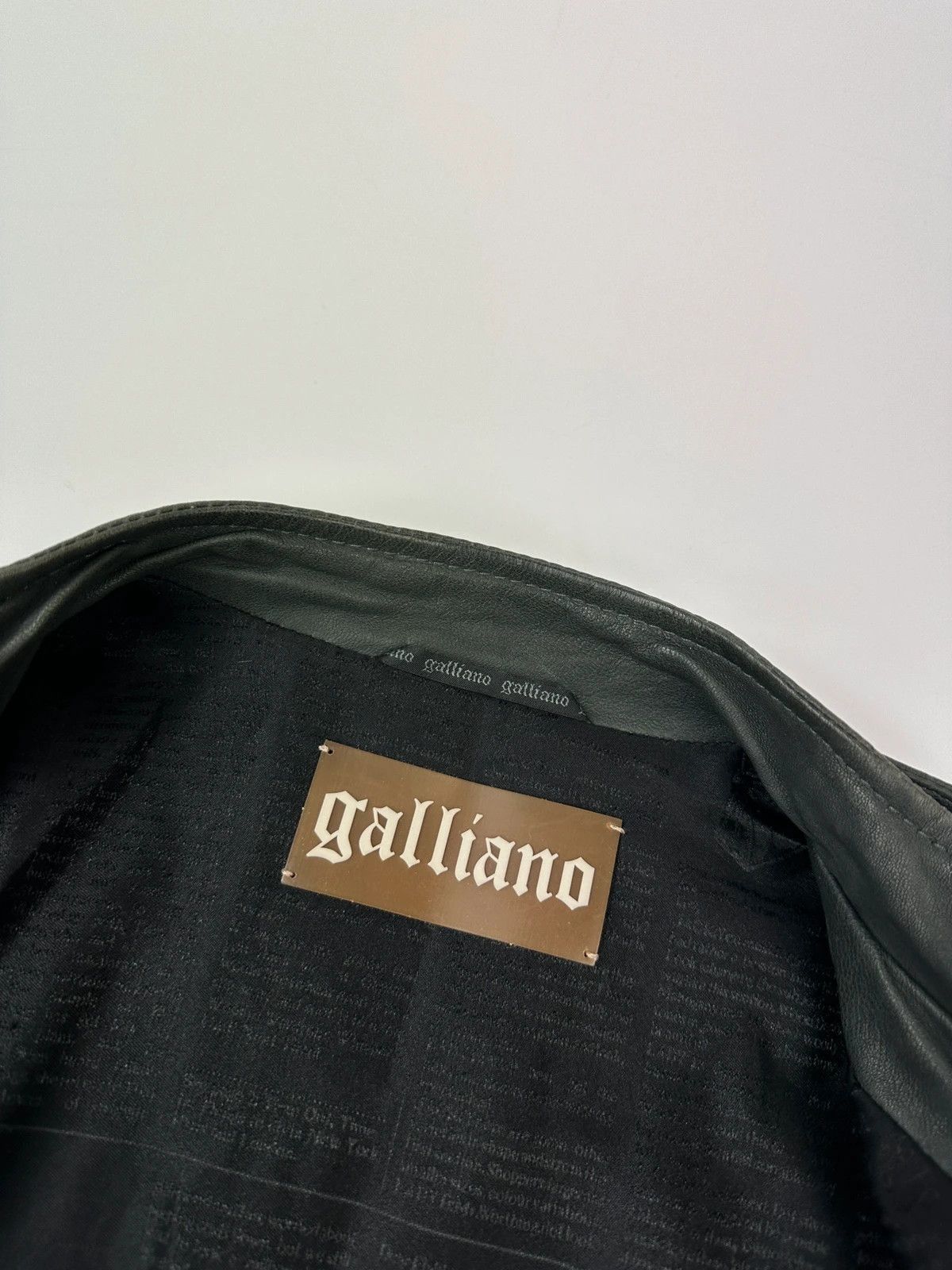 John Galliano John Galliano Khaki Green Side Zip Perfecto Leather Jacket Size M / US 6-8 / IT 42-44 - 11 Thumbnail
