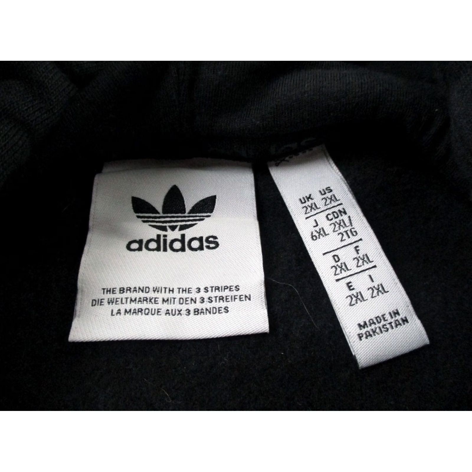 Adidas Adidas Hoodie Mens 2XL Originals World Tour Sprint To Glory Graphic Pullover Knit's Cotton-Polyester Black Long Sleeve Pockets Logo Size US XXL / EU 58 / 5 - 7 Thumbnail