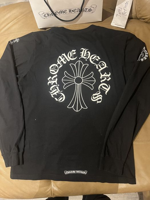 Chrome Hearts Chrome hearts neck logo longsleeve | Grailed