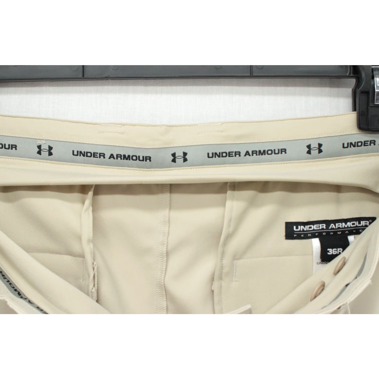 Under Armour Under Armour Pants Men 36X32 Beige Golf Performance Moisture Wicking Preppy Khakis Pockets Regular Inseam 32 Mens Size US 36 / EU 52 - 7 Thumbnail