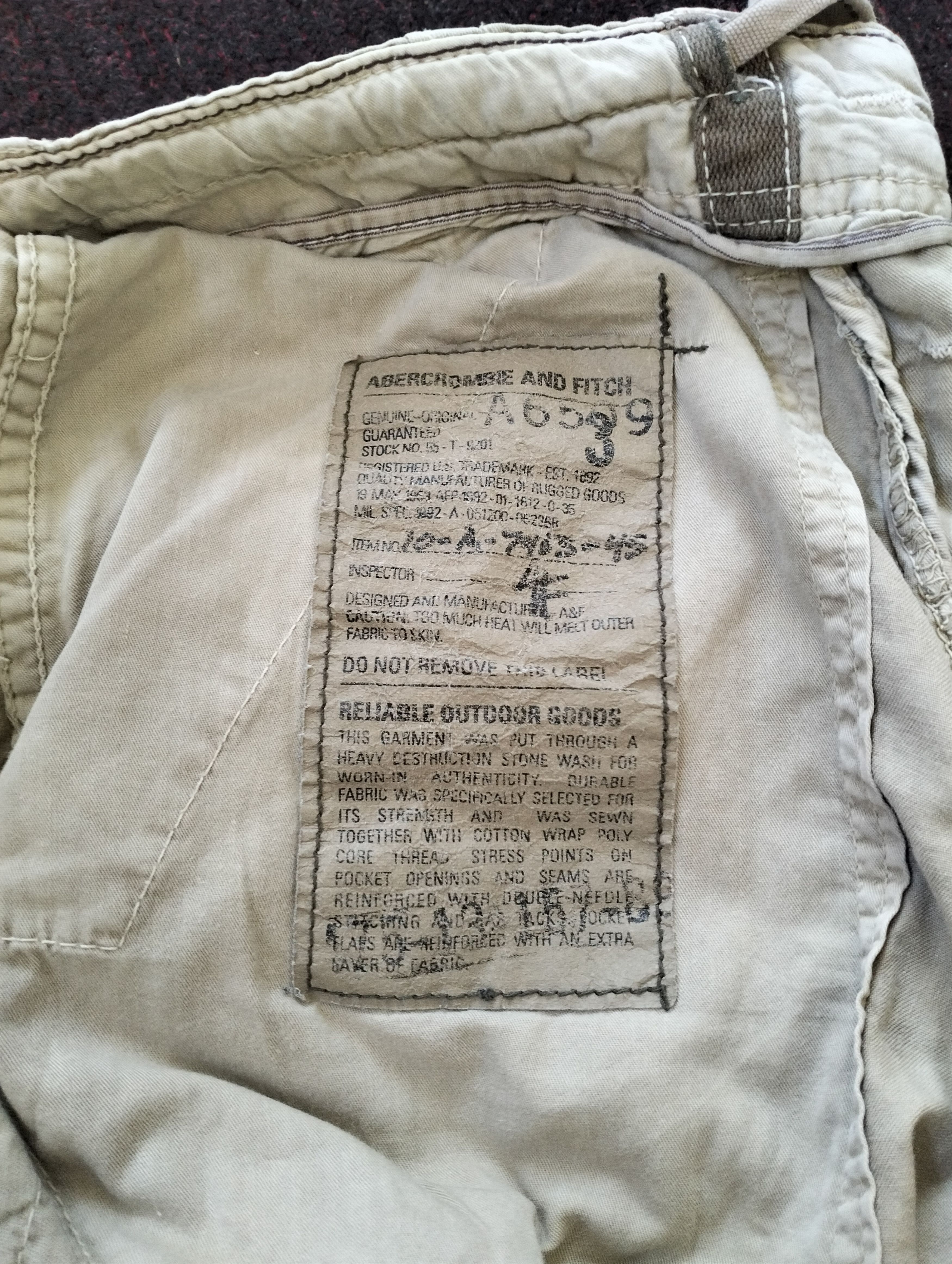 Abercrombie & Fitch Abercrombie Cargo pants Size US 36 / EU 52 - 13 Thumbnail
