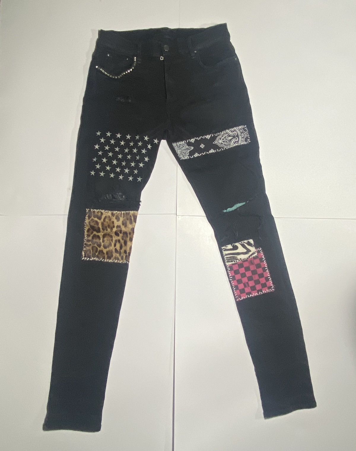 Amiri Amiri Animal Leopard Jeans Size US 32 / EU 48 - 1 Thumbnail