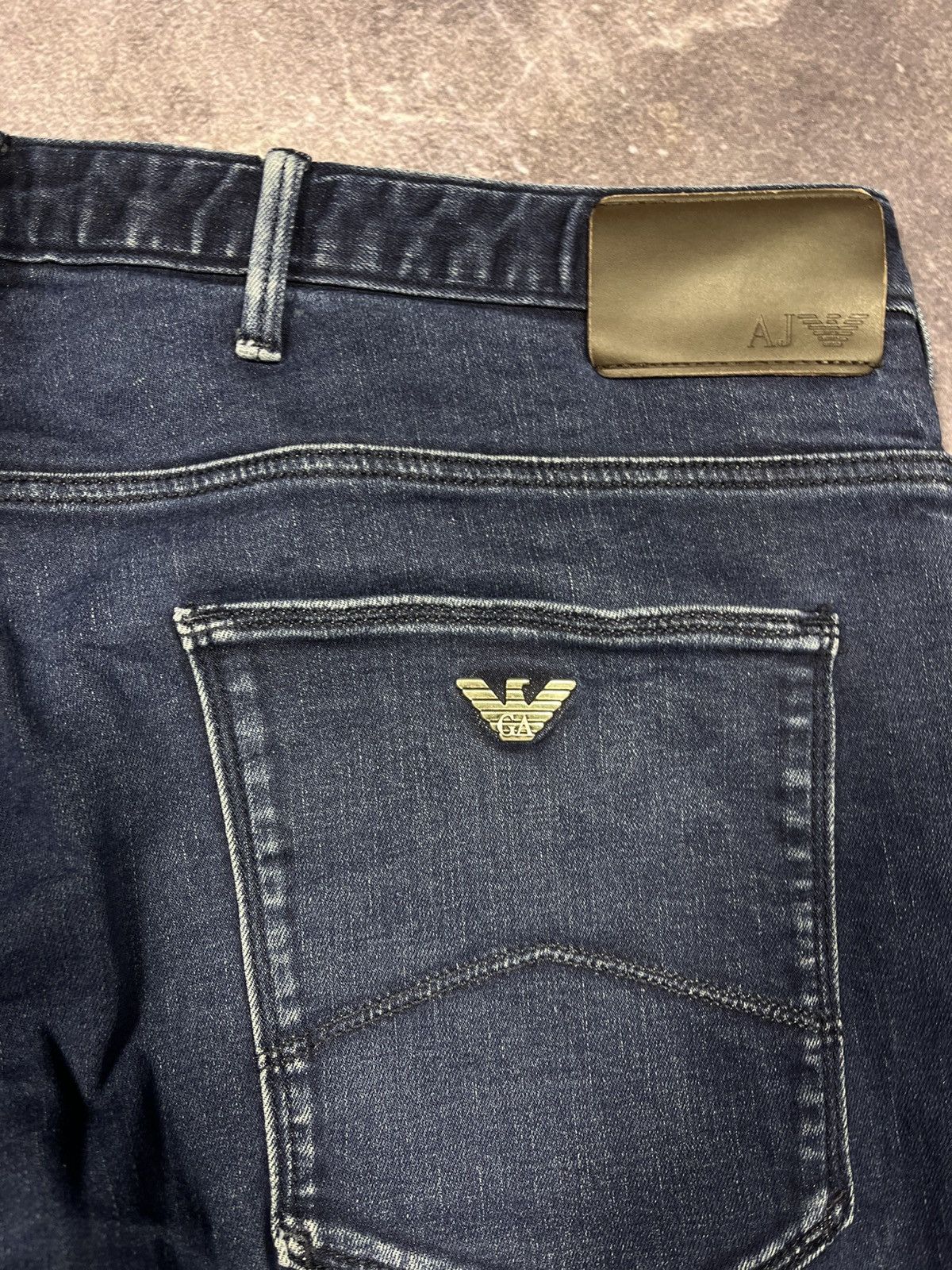Armani Armani Jeans Metal Logo Jeans Denim Vintage Streetwear Y2K Size US 36 / EU 52 - 4 Thumbnail