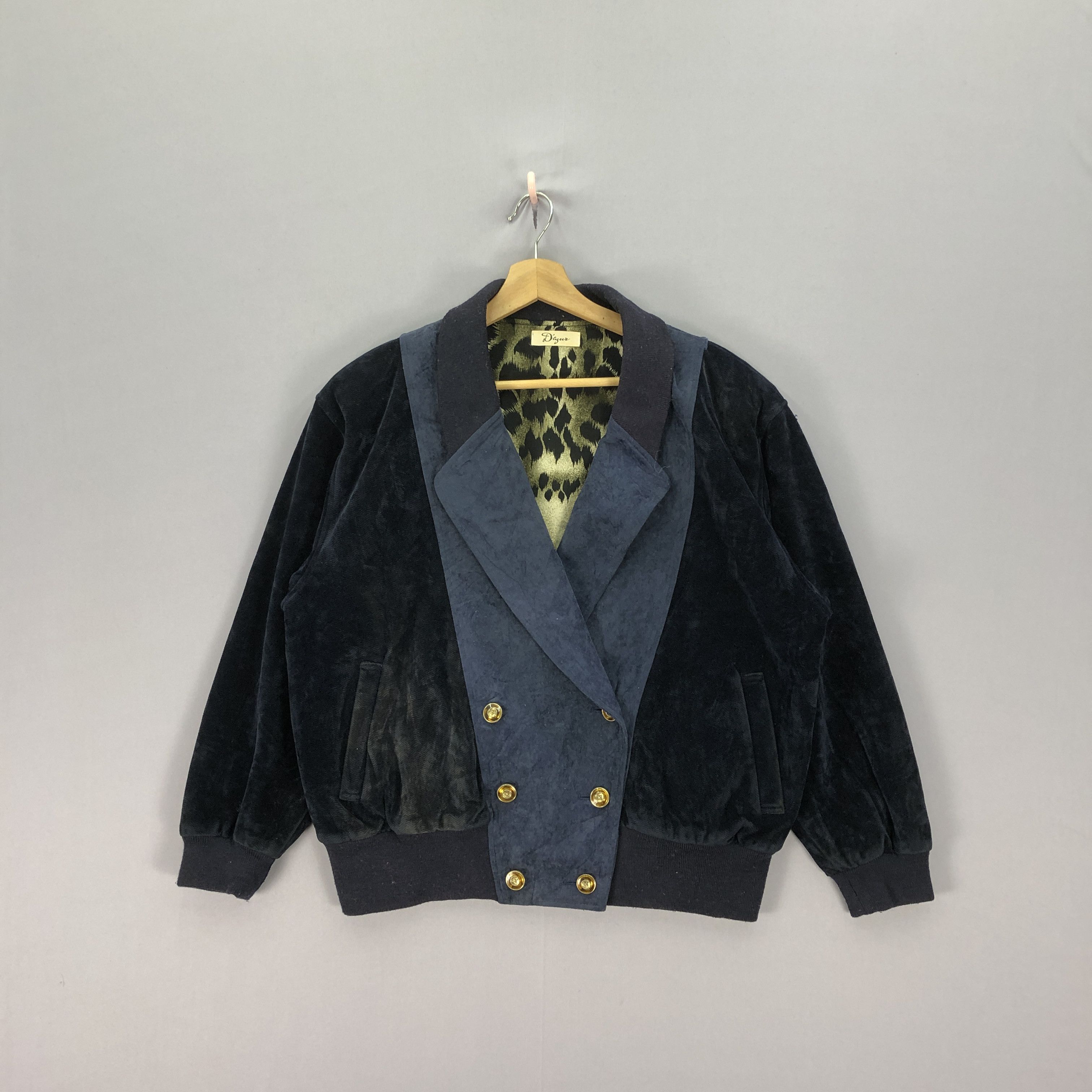If Six Was Nine × Japanese Brand × Vintage Vintage Dazur Japanese Cardigan Jackets Cheetah Print Size US L / EU 52-54 / 3 - 2 Thumbnail