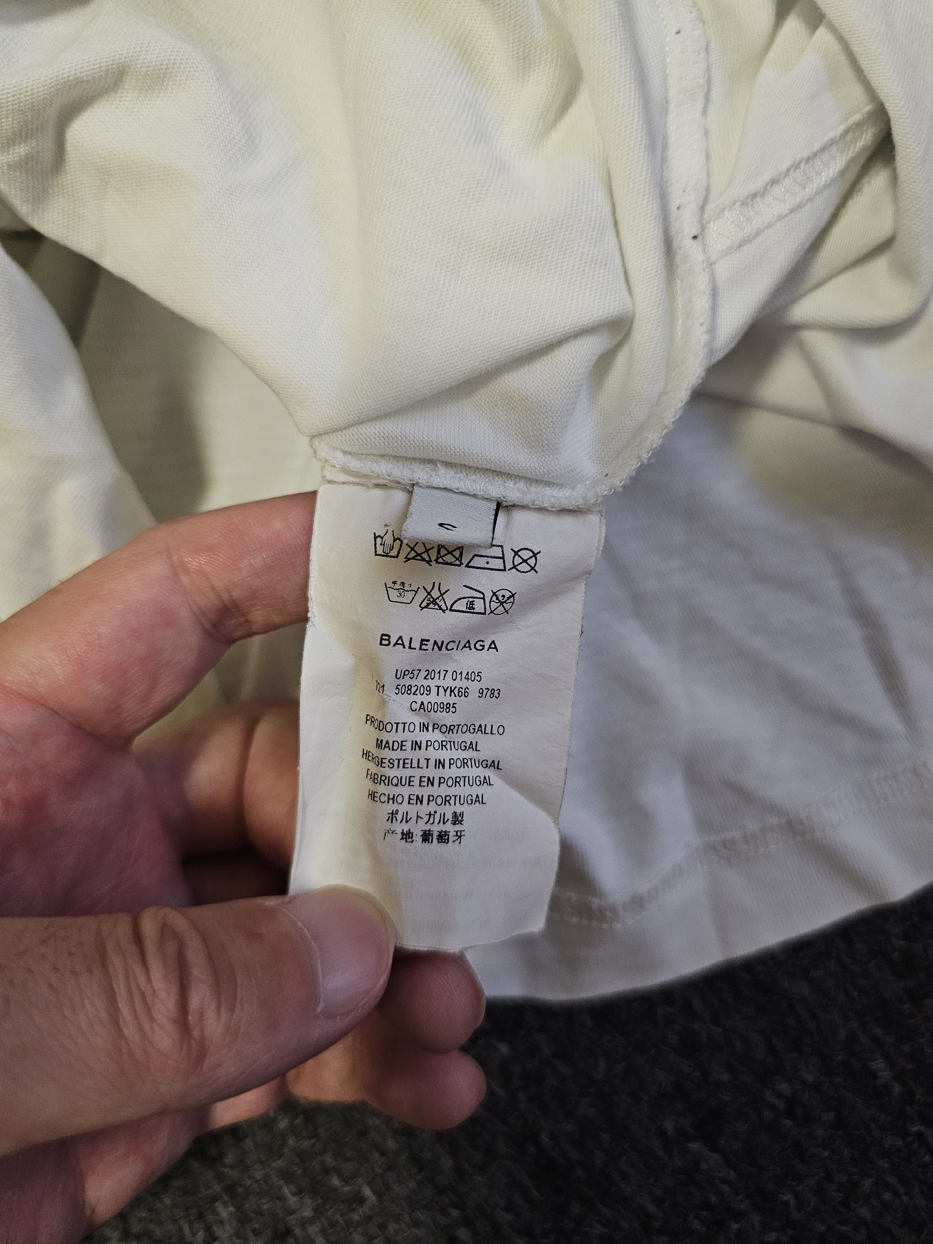 Balenciaga Balenciaga Men's Personalized Oversize T-Shirt Size S Size US S / EU 44-46 / 1 - 10 Thumbnail