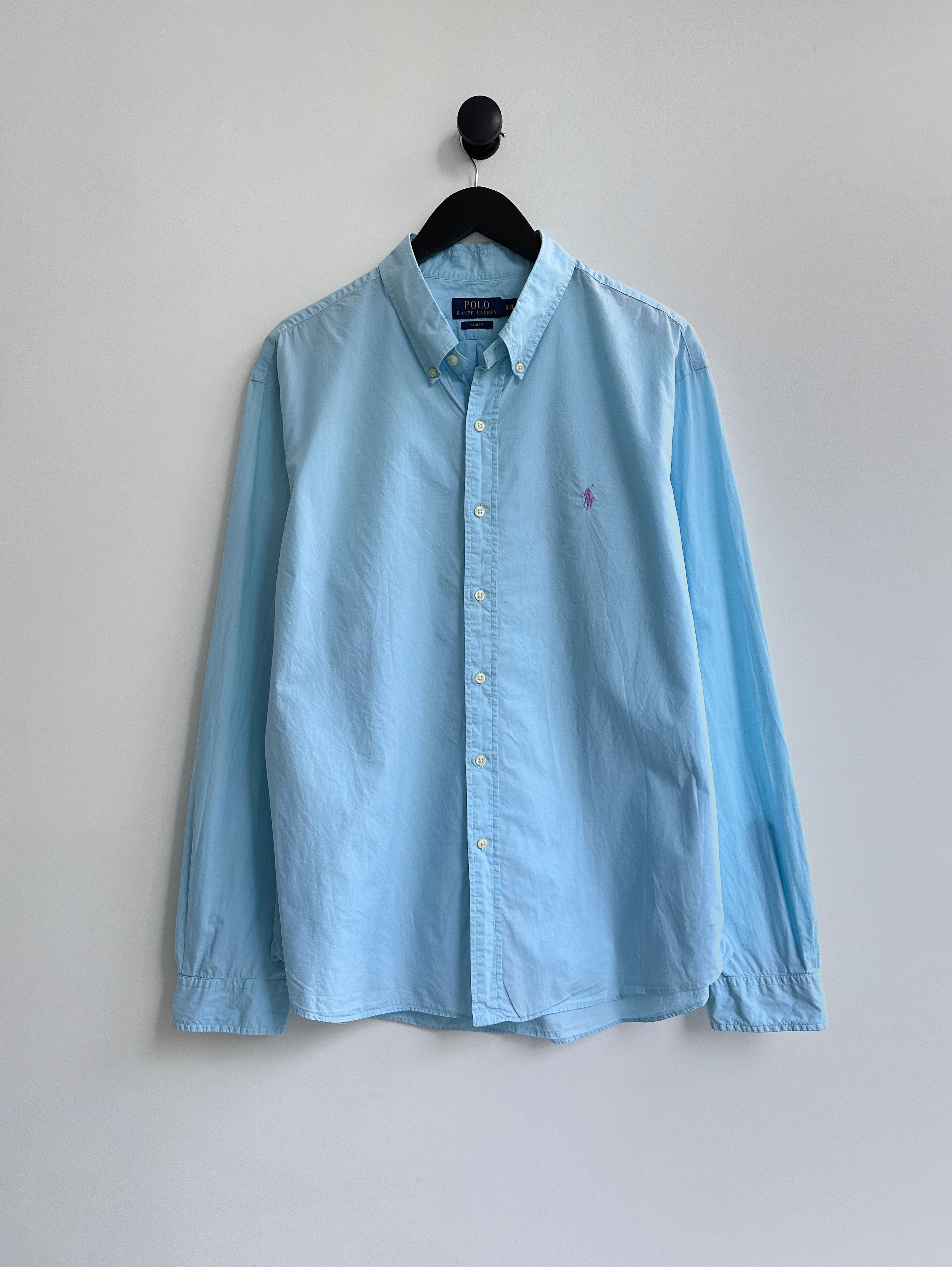 Polo Ralph Lauren Polo Ralph Lauren Blue Office Shirt Size US XXL / EU 58 / 5 - 1 Thumbnail