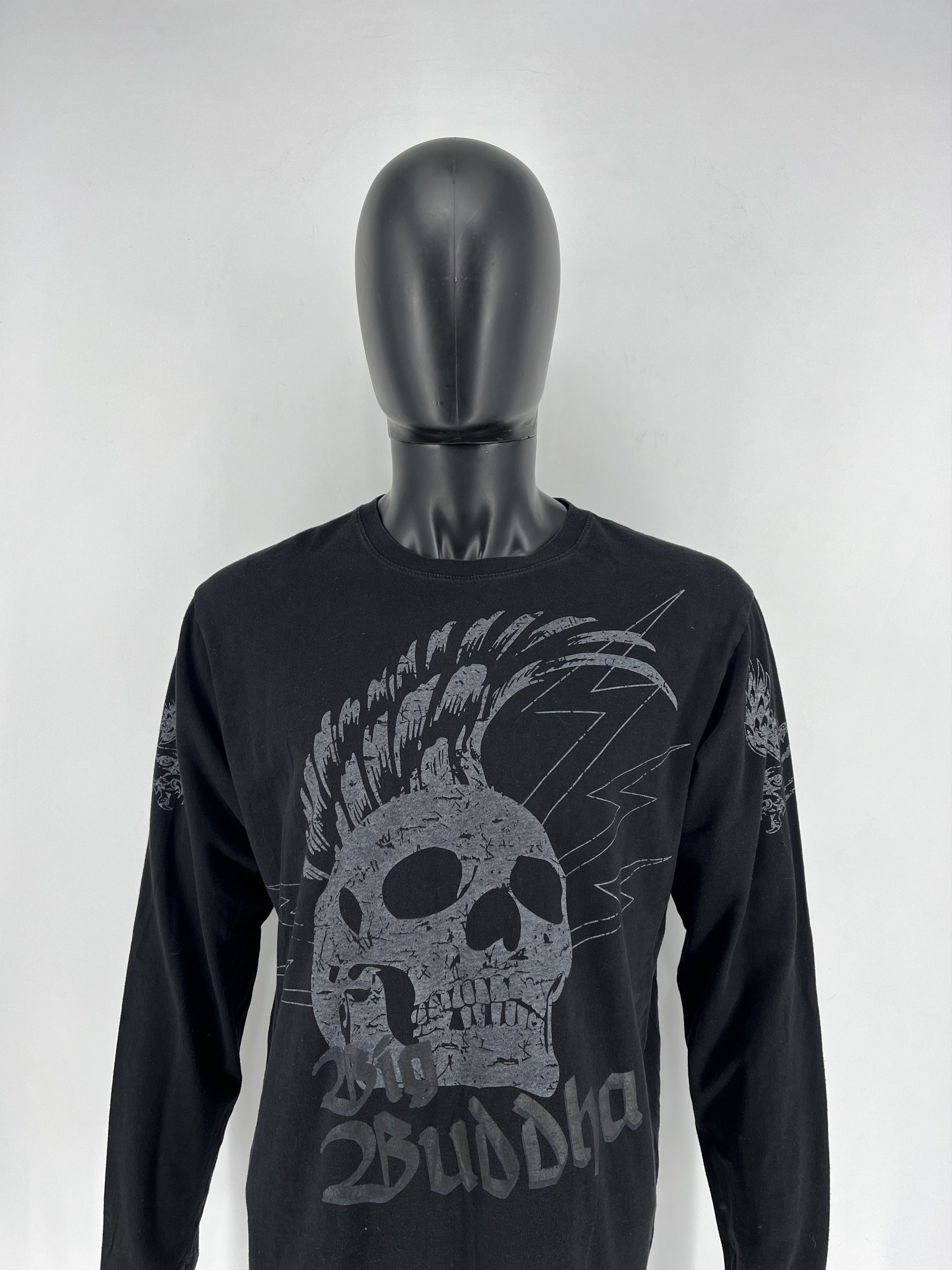 Band Tees Buddha Skulls Vintage Long Sleeve Shirt Size XL Size US XL / EU 56 / 4 - 6 Thumbnail