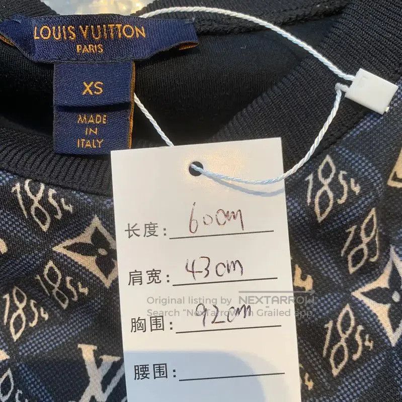 Louis Vuitton Louis Vuitton Summer Navy Cotton T. Size XS / US 0-2 / IT 36-38 - 8 Thumbnail