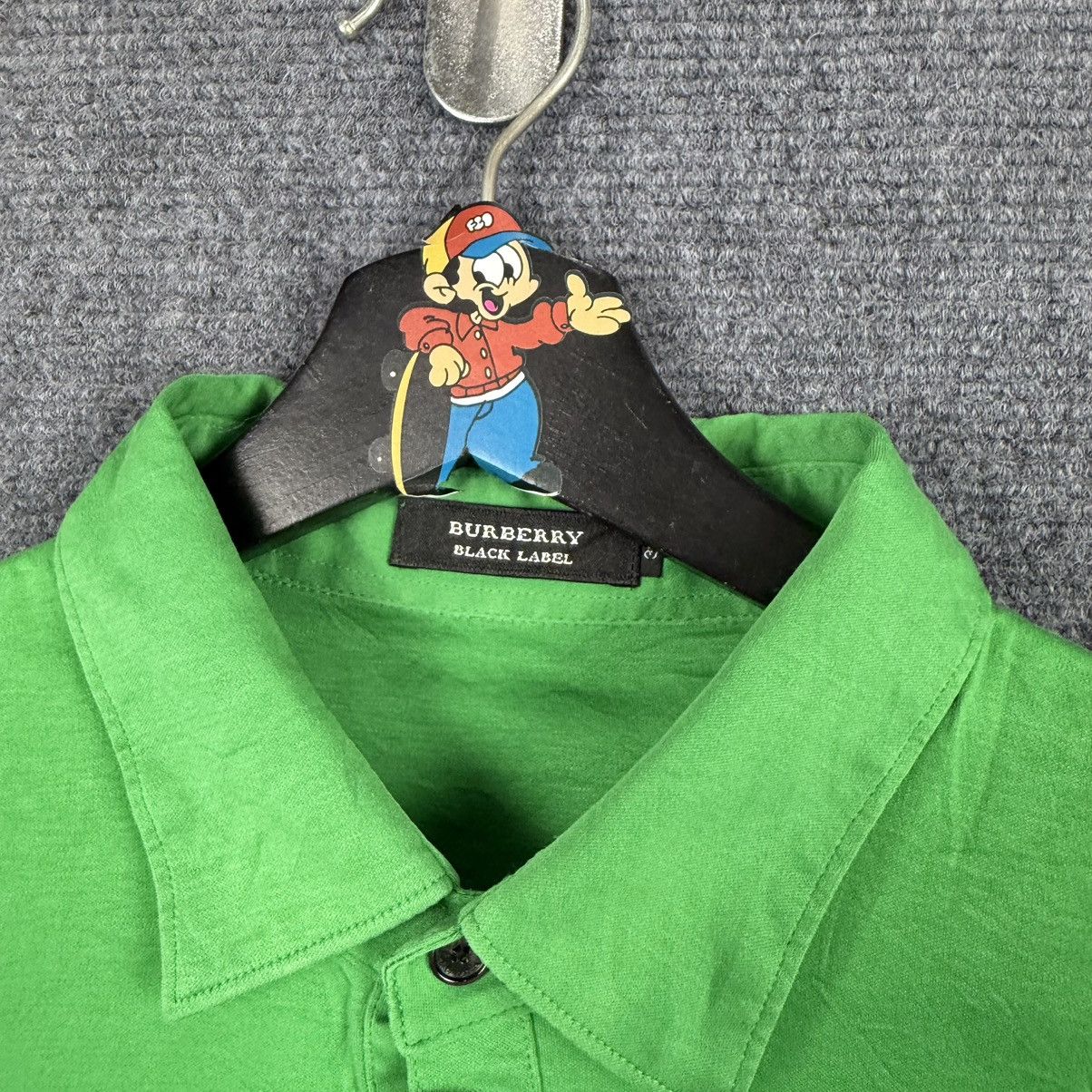 Burberry Burberry Black Label polo shirt in a vibrant green hue Size US M / EU 48-50 / 2 - 4 Thumbnail