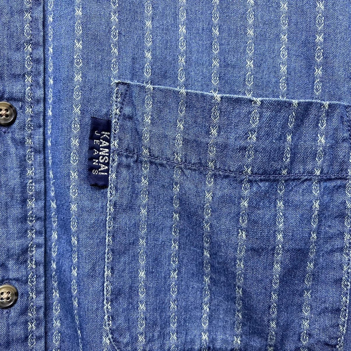 Kansai Yamamoto Kansai Jeans Button Up Shirt Size US L / EU 52-54 / 3 - 6 Thumbnail