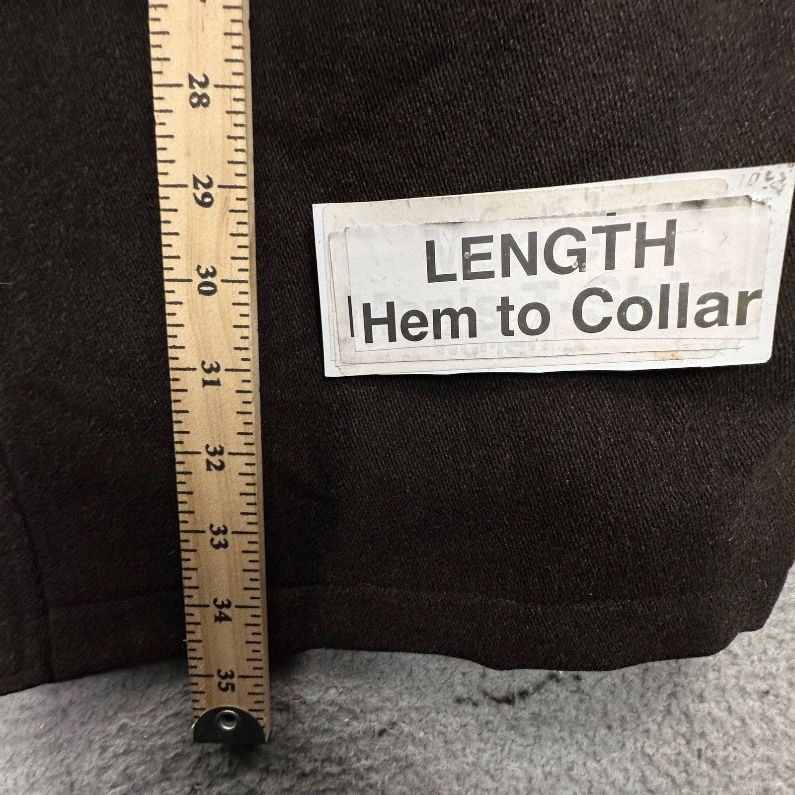 Brooks Brothers Brooks Brothers 346 Wool Coat Mens Large Brown Pockets Car Size US L / EU 52-54 / 3 - 6 Thumbnail