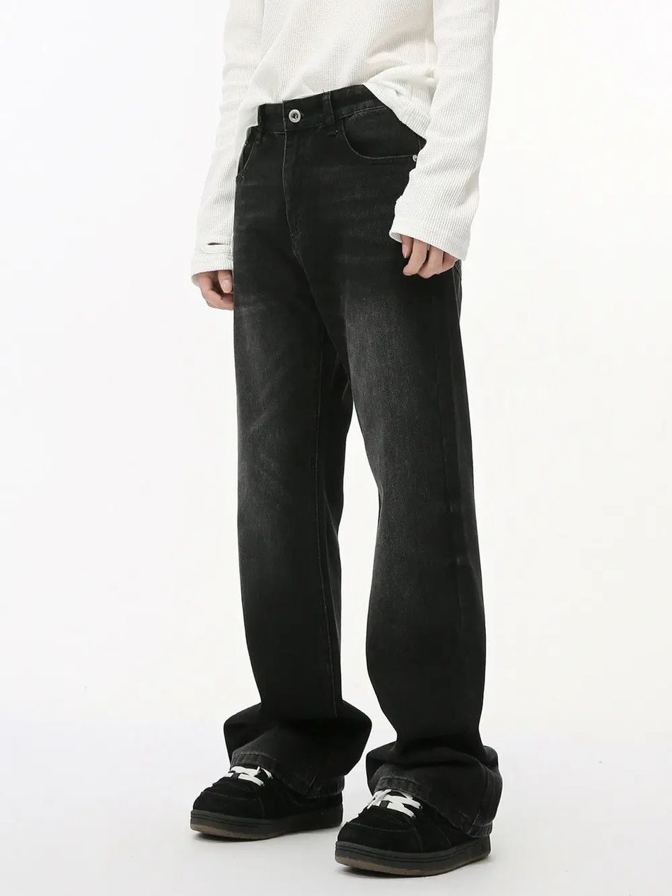 Japanese Brand Retro straight high street micro flared jeans Size US 32 / EU 48 - 5 Thumbnail
