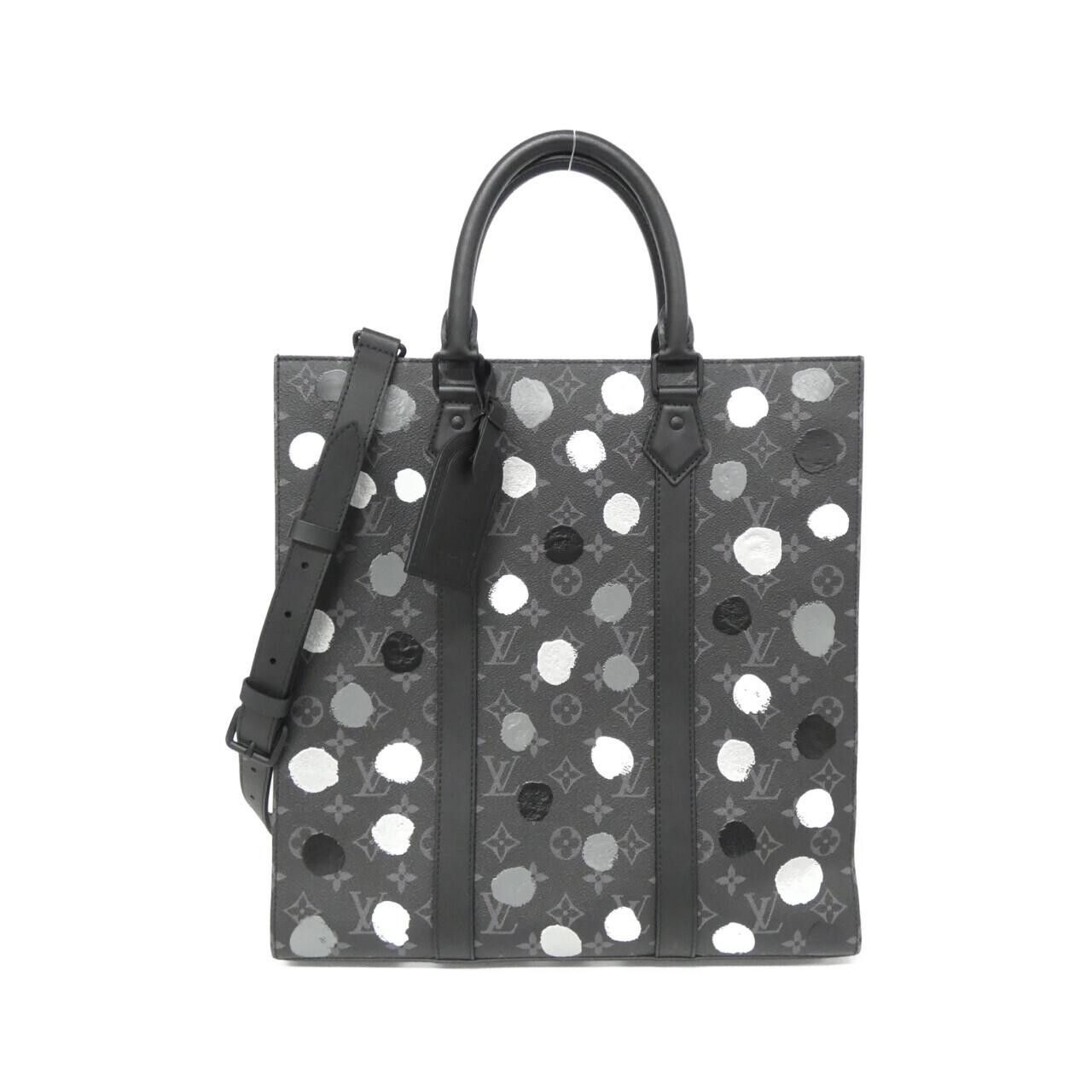 Louis Vuitton Louis Vuitton Louis Vuitton Monogram Eclipse Sac Plat Bag Limited Textile Tote Bag M46404 DUTY FREE for USA Size ONE SIZE - 1 Thumbnail
