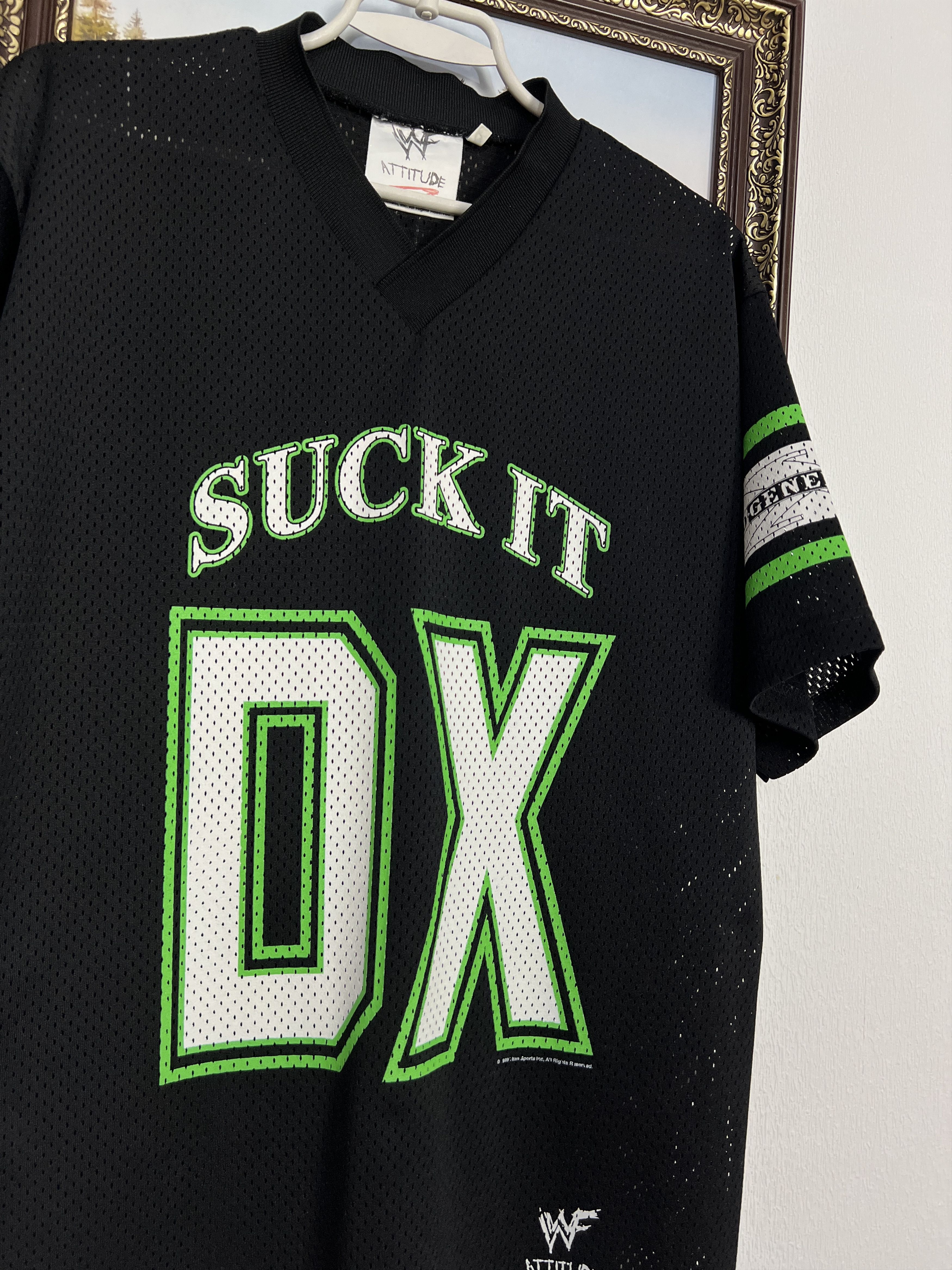 Vintage 1999 WWF WWE DX D Generation Jersey Shirt Attitude Tee Rare Size US L / EU 52-54 / 3 - 3 Thumbnail
