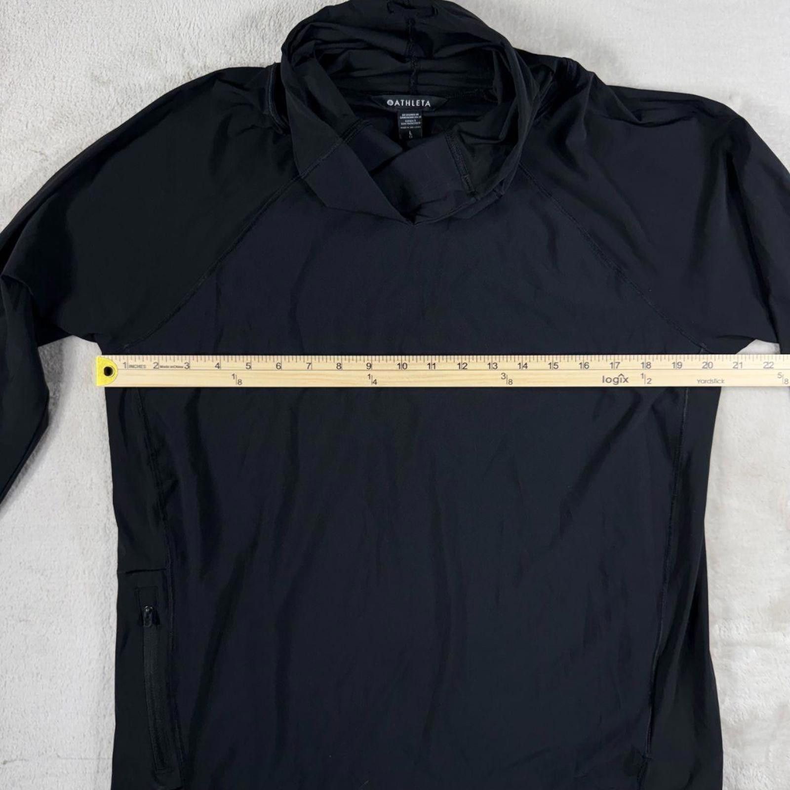 Other Athleta Shirt Women's L Black Turtleneck Workout Size L / US 10 / IT 46 - 5 Thumbnail