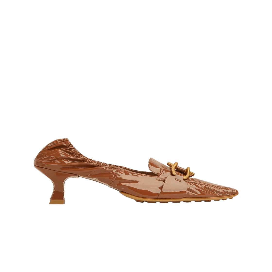 Bottega Veneta o1bcso1str0924 Madame Pump in Brown Size US 8.5 / IT 38.5 - 1 Thumbnail