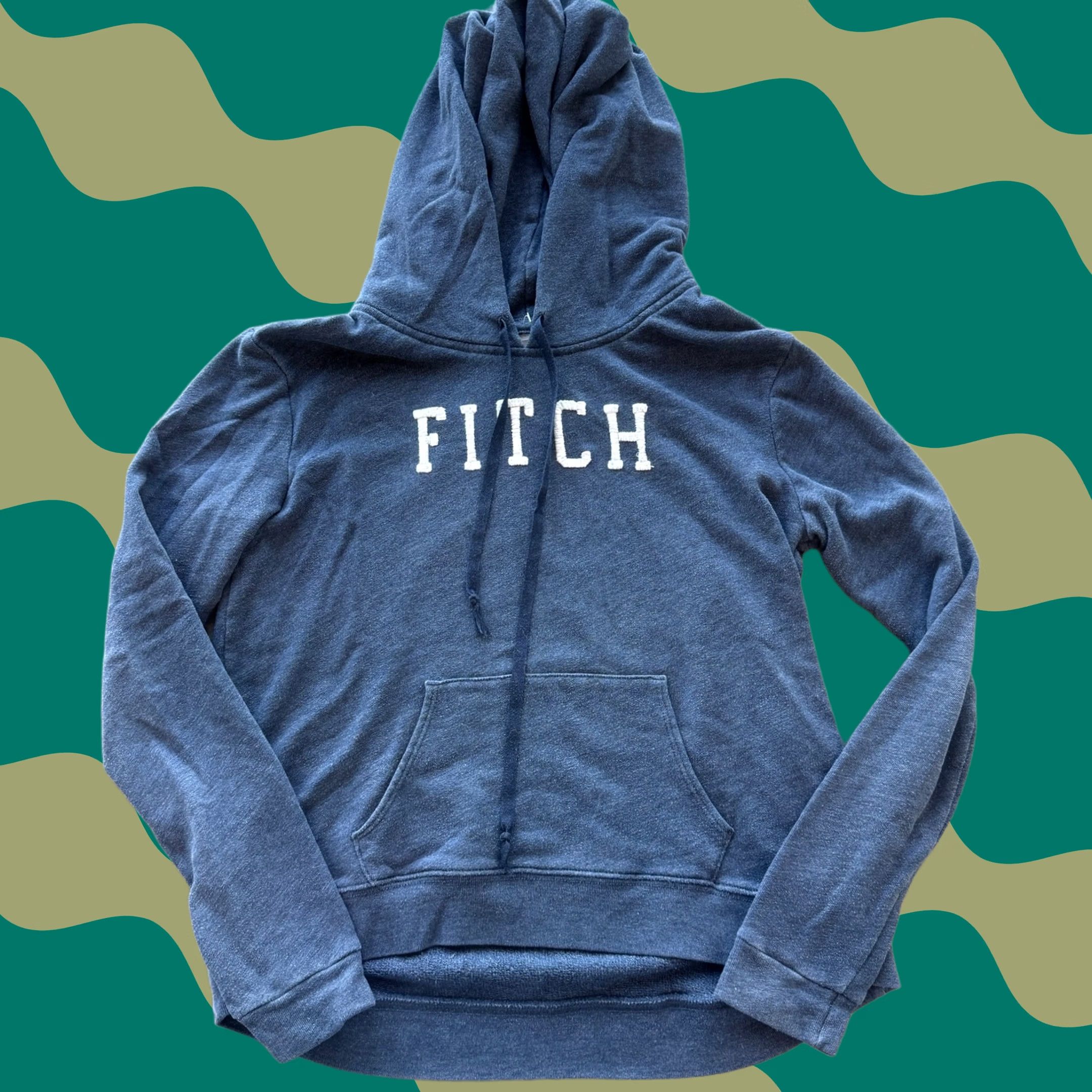 Vintage VINTAGE Abercrombie & Fitch Navy Pullover Hoodie Sweatshirt L Women Size L / US 10 / IT 46 - 1 Thumbnail