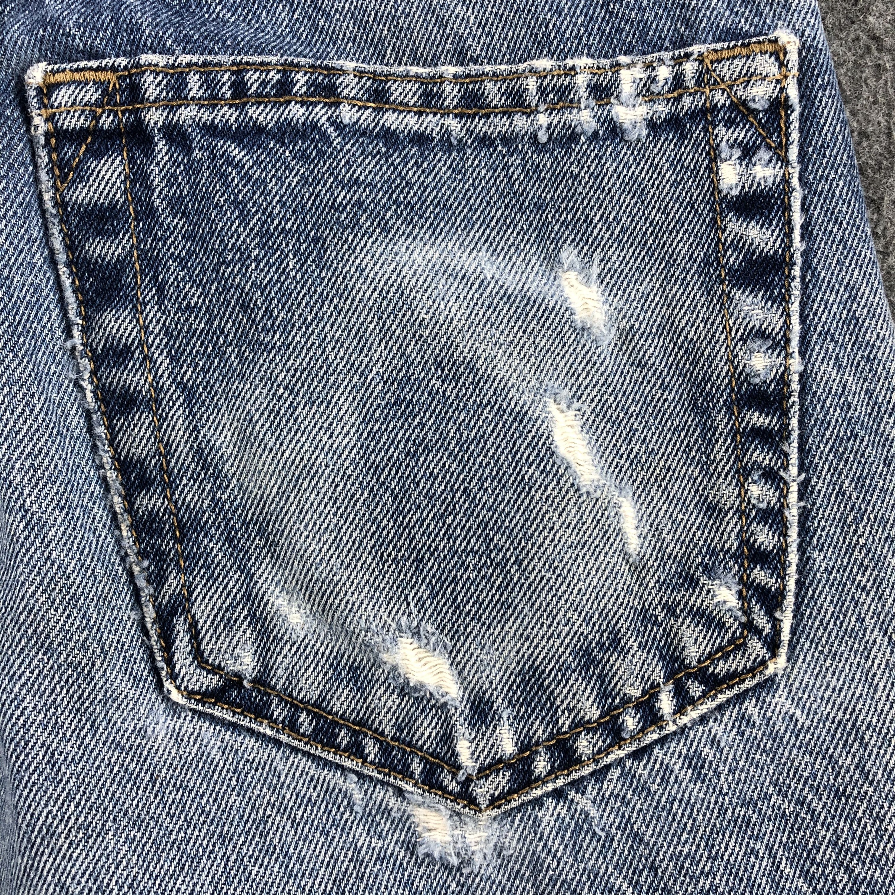 Levi's Vintage Blue Wash Levis Jeans-J1695 Size US 34 / EU 50 - 8 Thumbnail