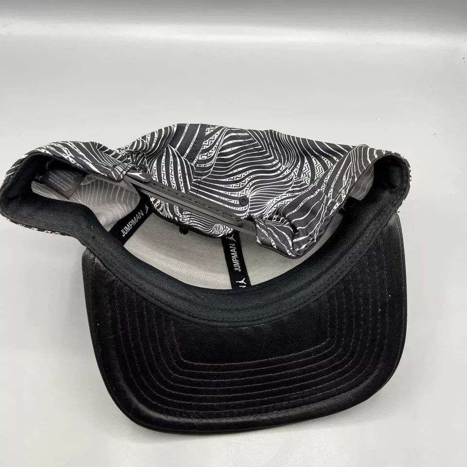 Jordan Brand Air Jordan Hat Men Wave Pattern Embroidered Logo Snap Back Size ONE SIZE - 5 Thumbnail