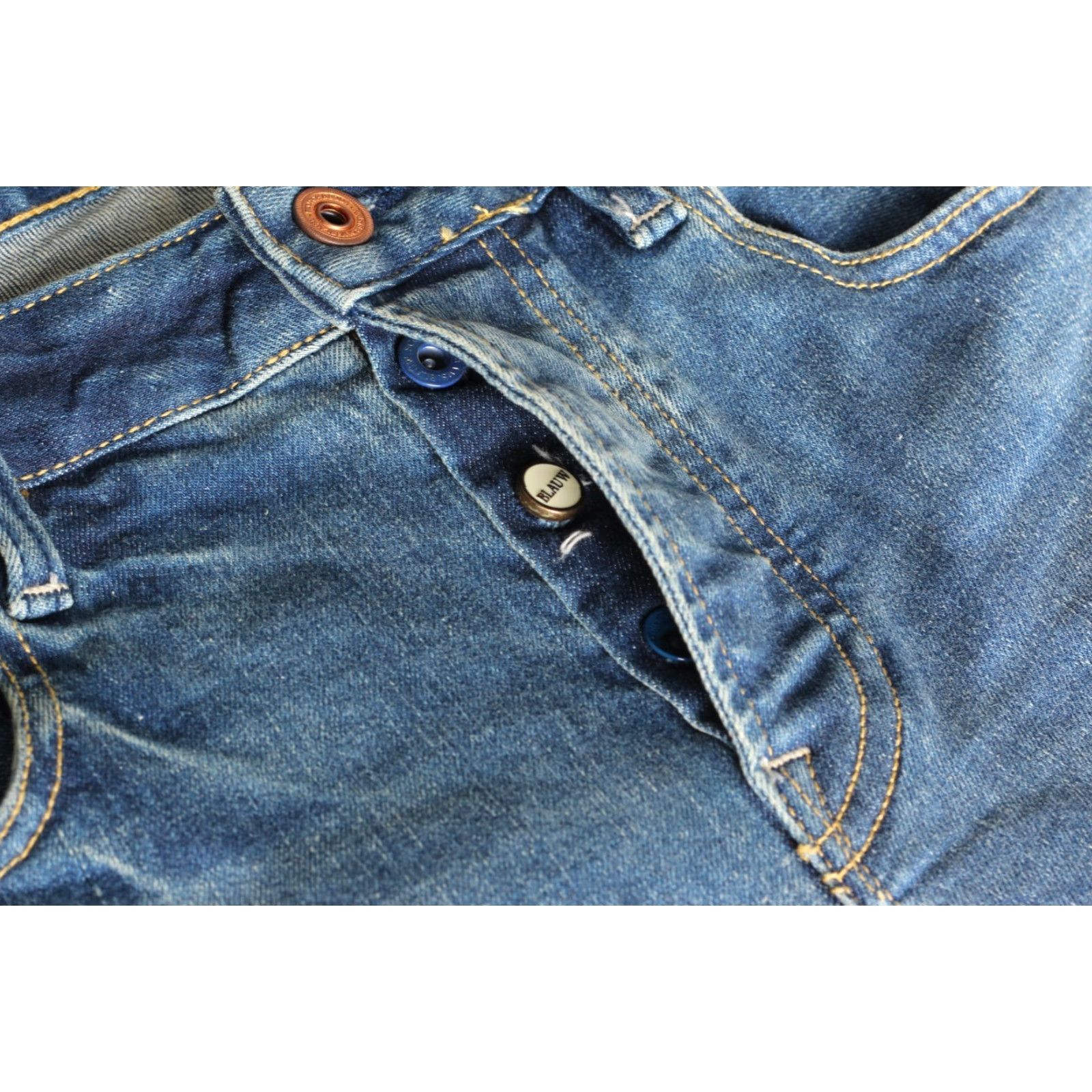 Scotch & Soda SCOTCH & SODA RALSTON Jeans Men Slim Tapered Stretch W32 L30 5-Pocket Blue DZ7547 Size US 32 / EU 48 - 5 Thumbnail