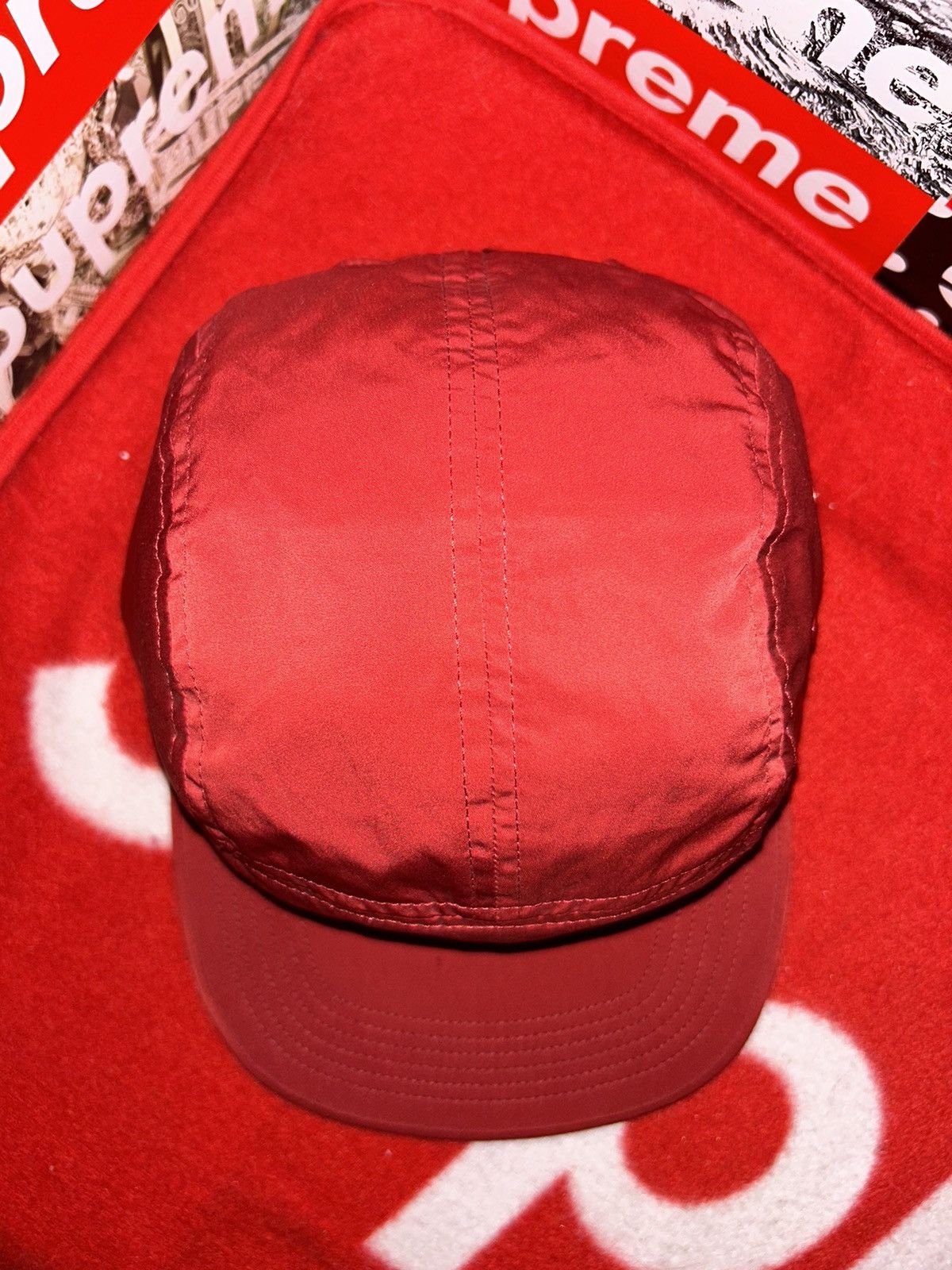 Supreme SUPREME HOLOGRAPHIC BOX LOGO 5-PANEL CAMP CAP SS19 HAT Size ONE SIZE - 3 Thumbnail