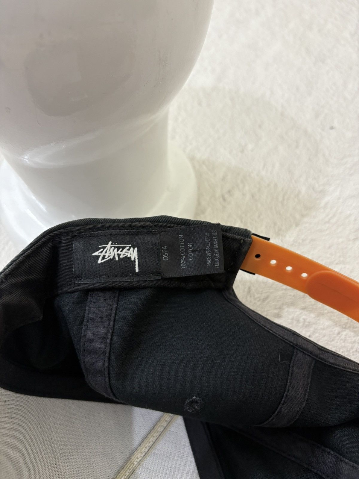 Stussy Stussy embroidery logo snapback Size ONE SIZE - 6 Thumbnail