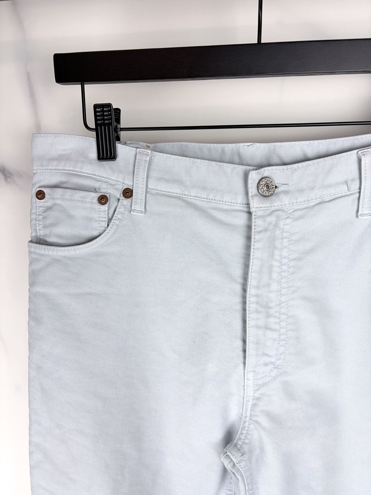 Gucci Gucci Tom Ford Vintage Moleskin Cotton Jeans Powder Blue Size US 30 / EU 46 - 6 Thumbnail