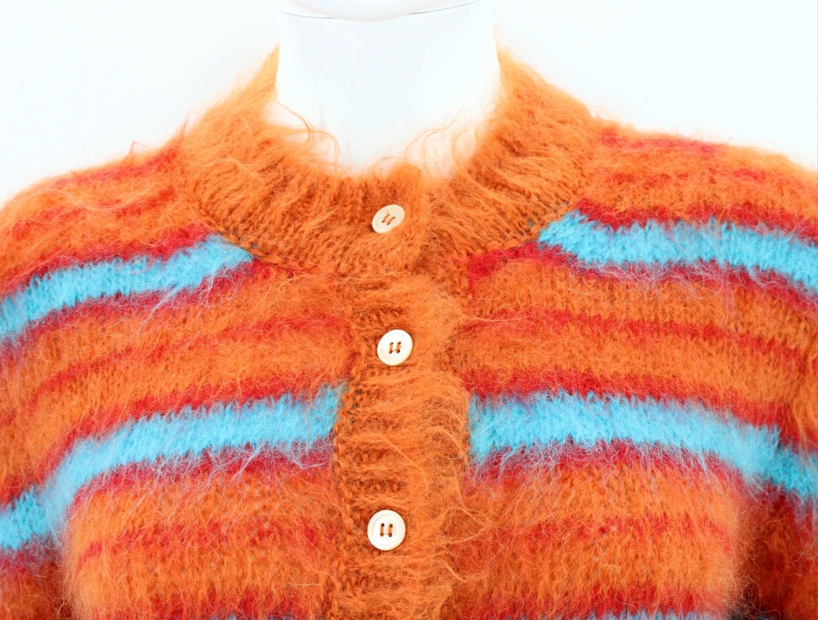 Marni NWT Fuzzy Mohair Cardigan Size M / US 6-8 / IT 42-44 - 5 Thumbnail