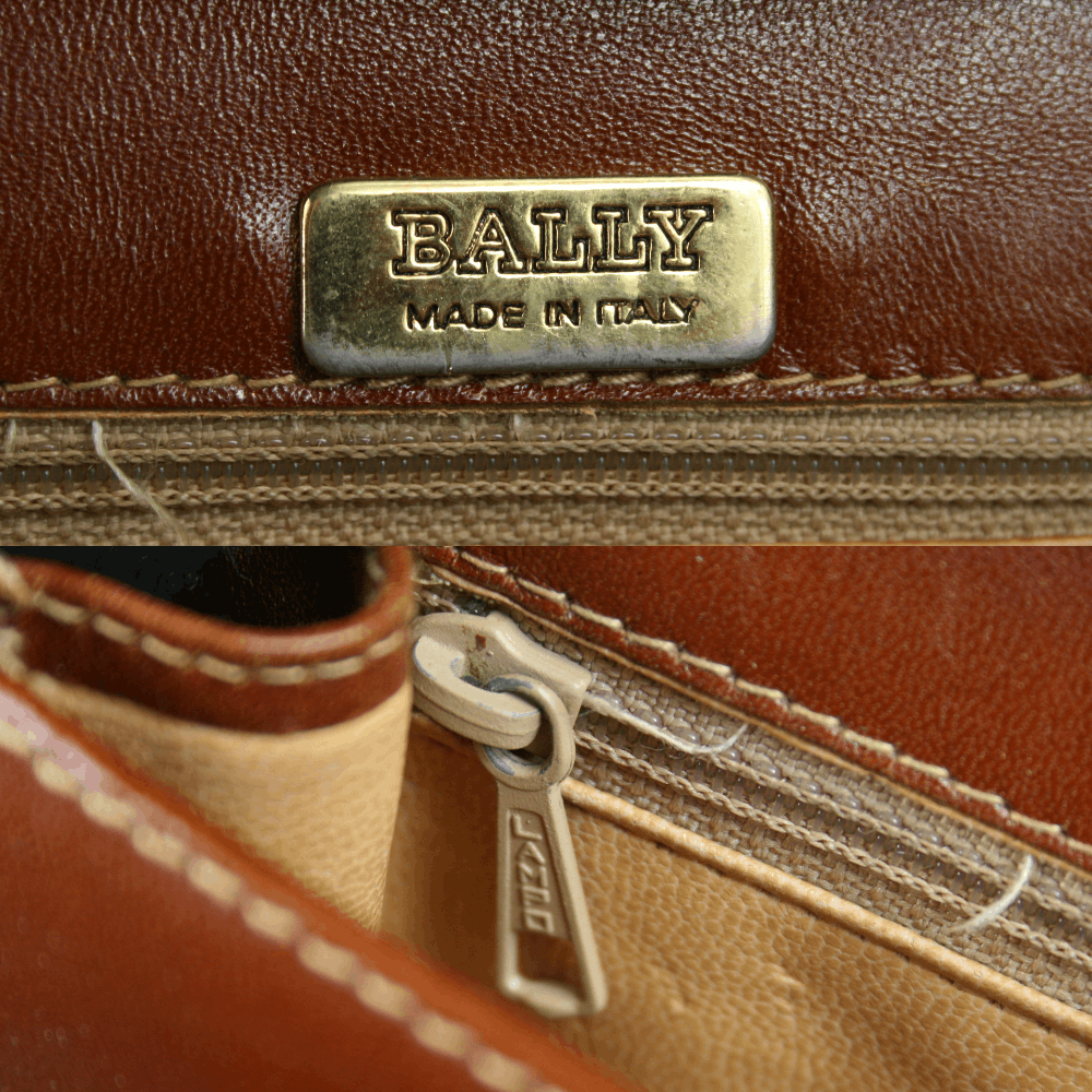 Bally 90S Logo Leather Crossbody Mini Bag Vintage Size ONE SIZE - 14 Thumbnail