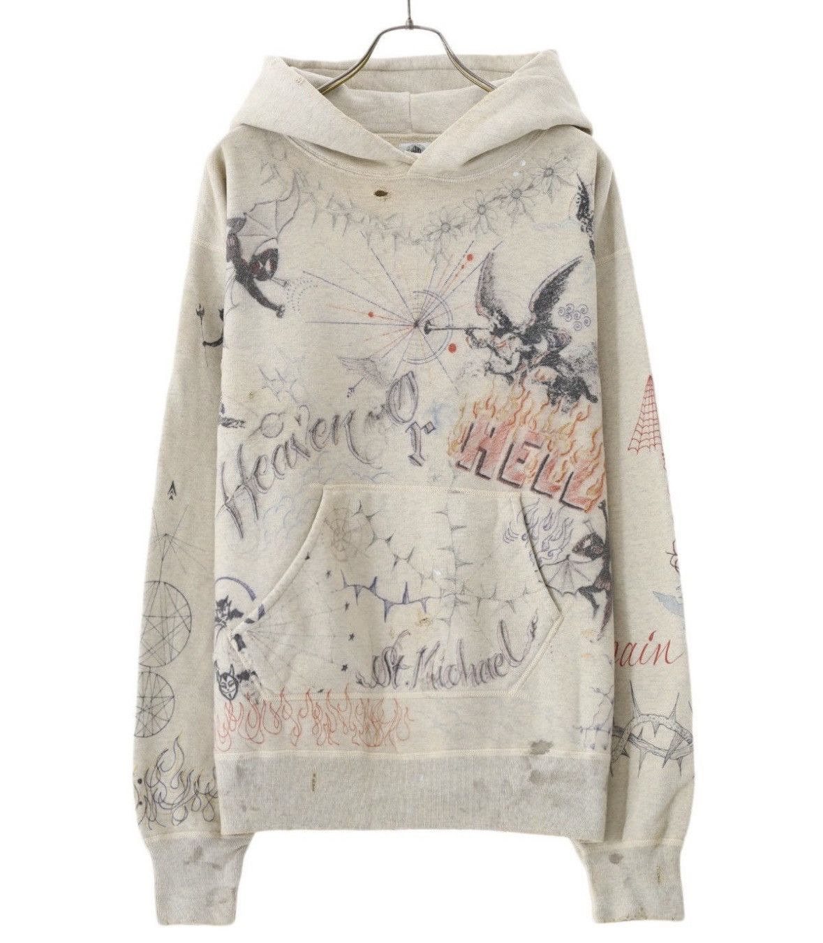 Saint Michael Saint Michael 23AW Zip Parka Damaged | Grailed