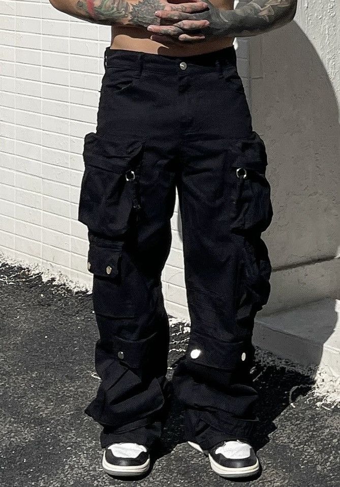 Japanese Brand × Vintage Utility grunge retro multi pocket cargo pants Size US 32 / EU 48 - 1 Thumbnail