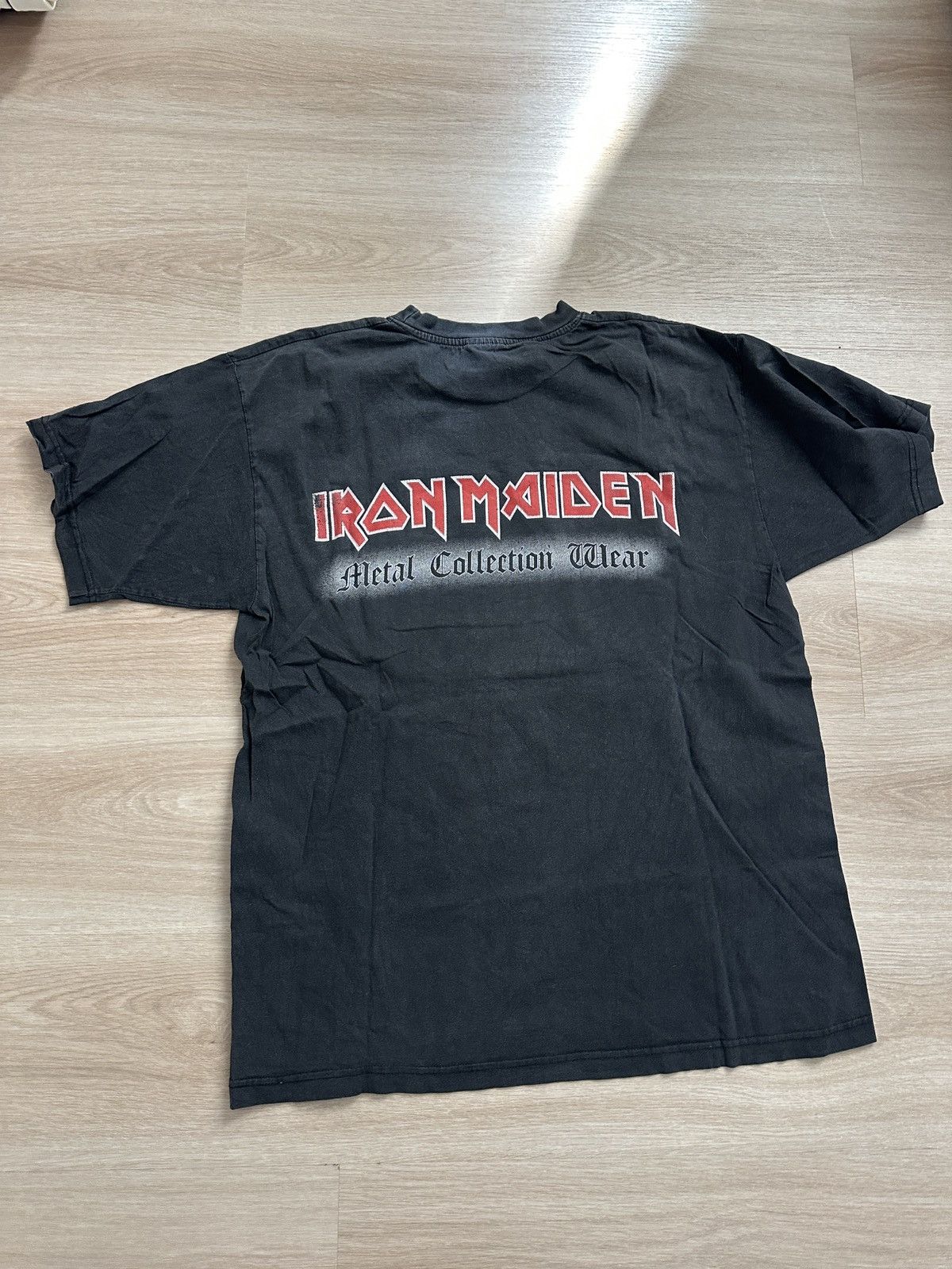 Iron Maiden Iron Maiden 1997 Middle Finger Vintage Printed Band T-Shirt Size US XL / EU 56 / 4 - 6 Thumbnail