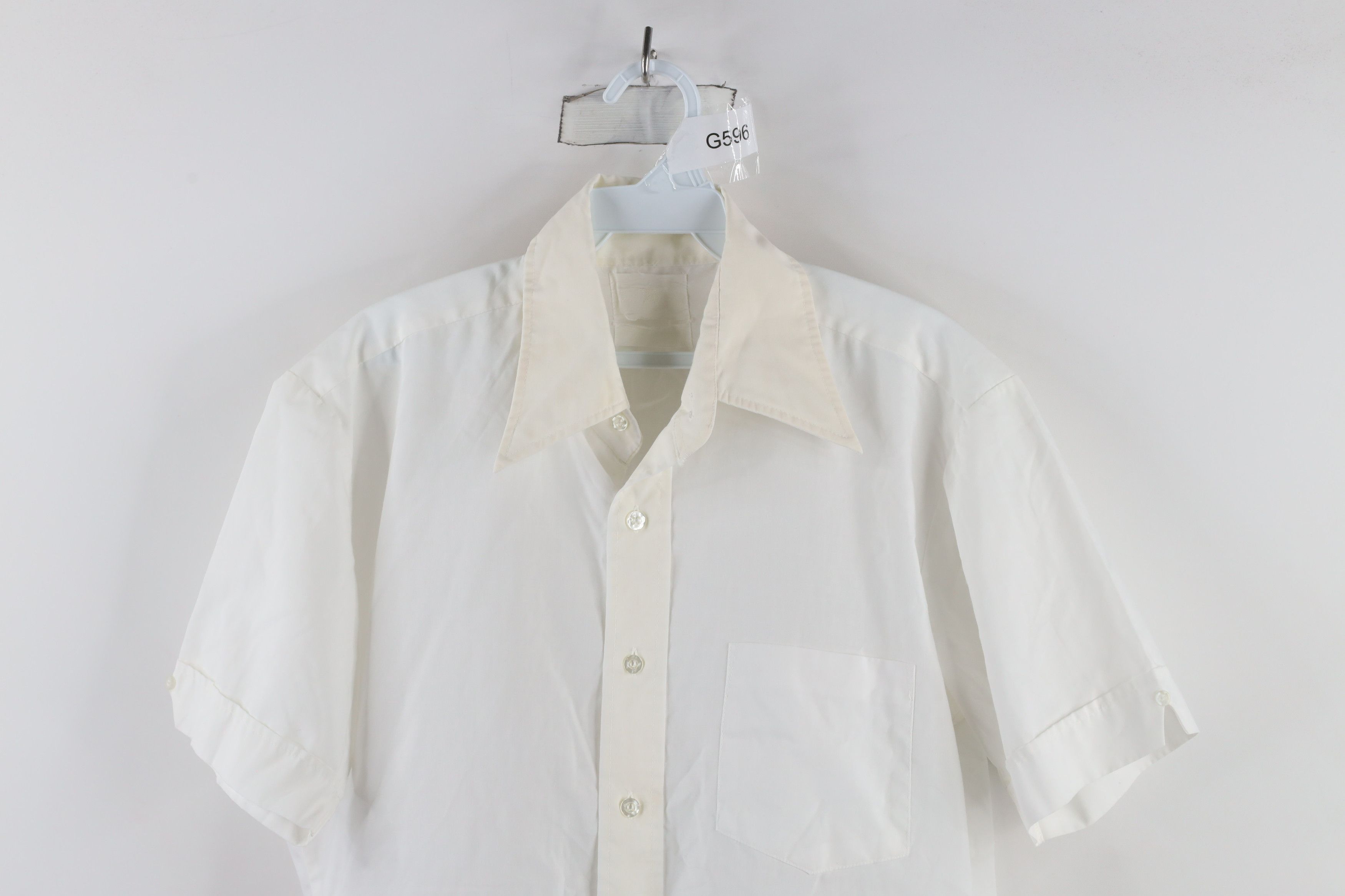 Vintage Vintage 70s Streetwear Short Sleeve Collared Button Shirt Size US L / EU 52-54 / 3 - 2 Thumbnail