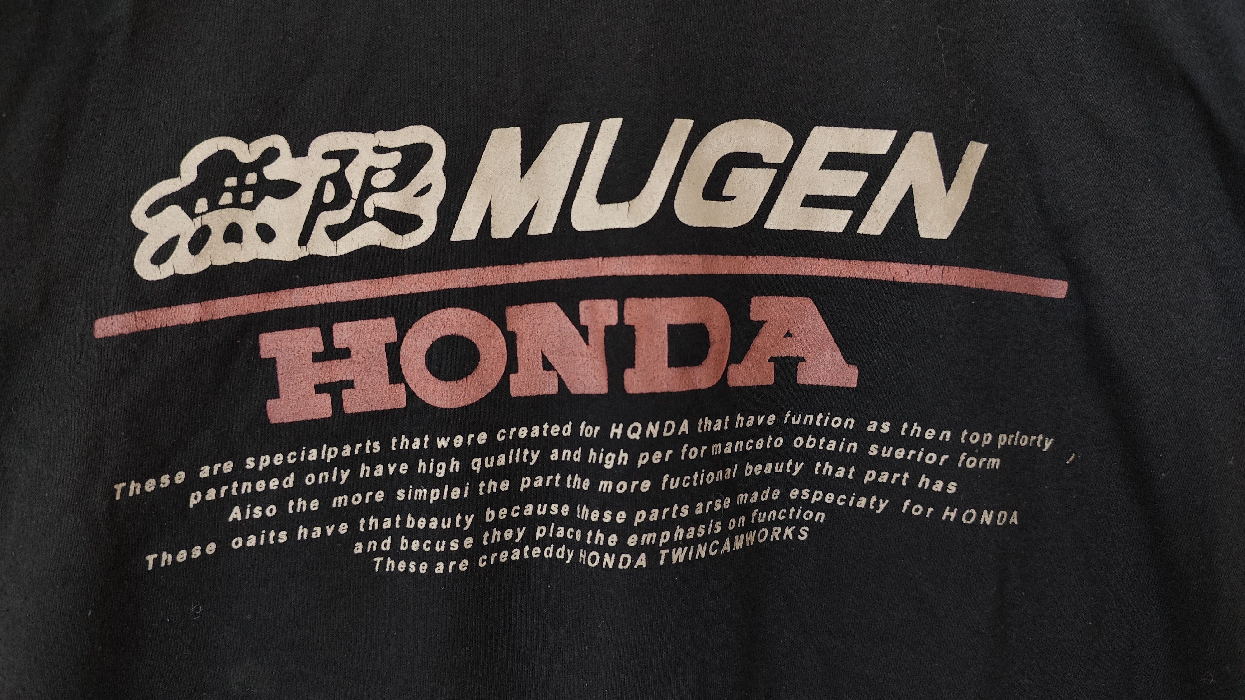 Honda RARE Vintage Mugen Honda Japanese VTG 90s Racing Tshirt Size US M / EU 48-50 / 2 - 2 Thumbnail