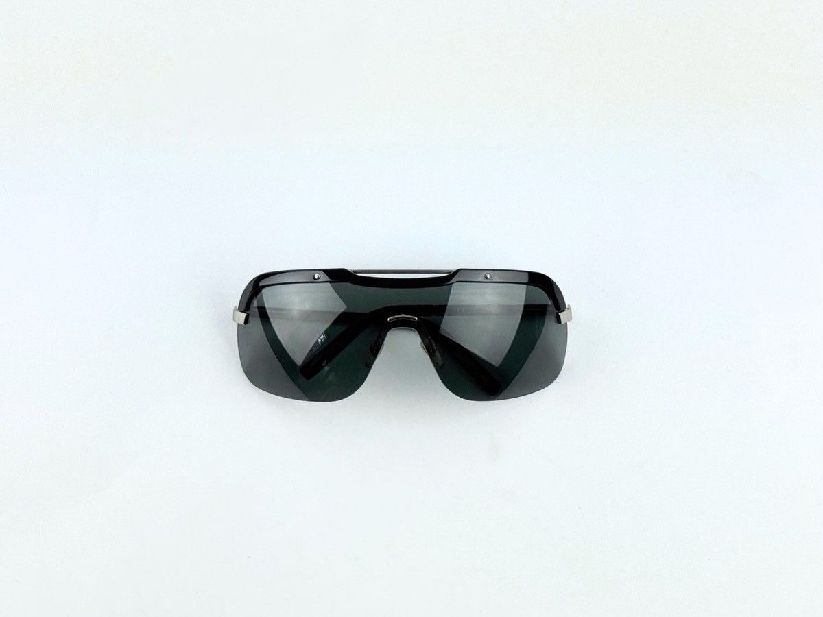 Gucci GUCCI BLACK SHIELD SUNGLASSES Size ONE SIZE - 1 Thumbnail