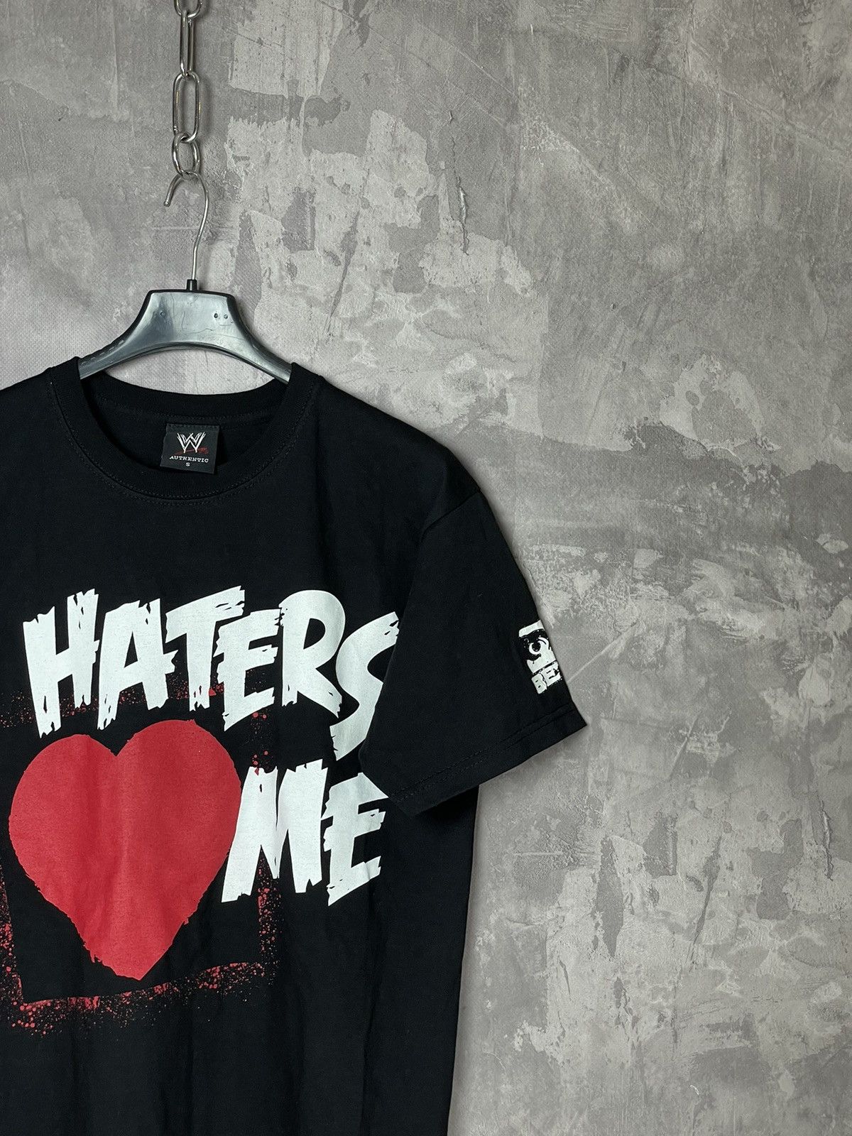 Vintage × WWE WWE Y2K Hype “Haters Love Me” Very Rare T shirt Size US S / EU 44-46 / 1 - 4 Thumbnail