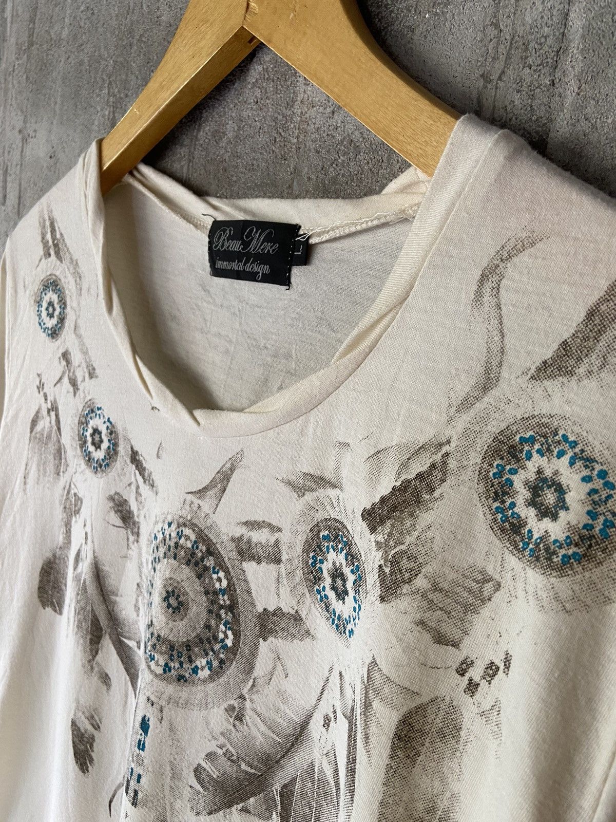 Japanese Brand BEAUMERE IMMORTAL DESIGNNTEE SHIRT Size US M / EU 48-50 / 2 - 6 Thumbnail