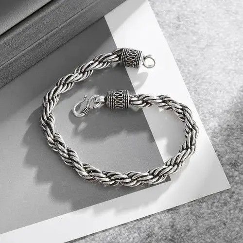 Other Y2k Metal Braided Chain Bracelet Size ONE SIZE - 4 Thumbnail