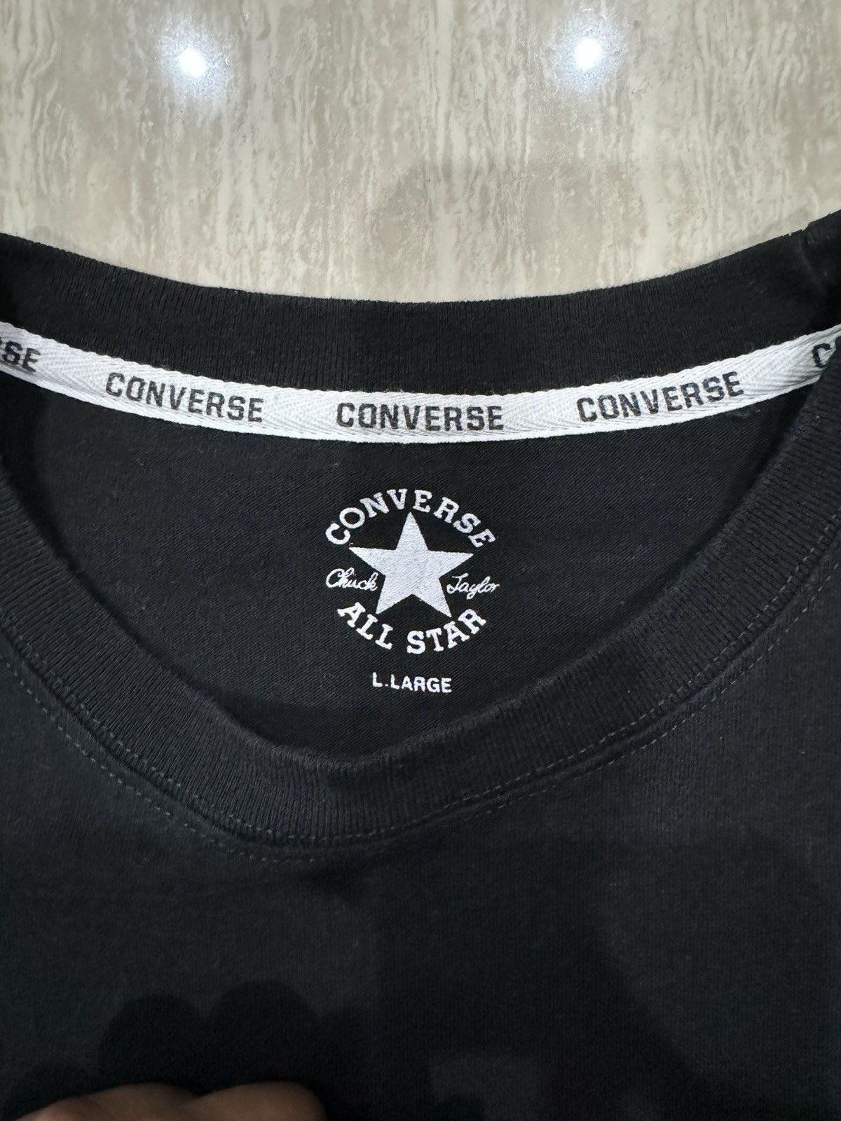 Converse 3D Shoes CONVERSE ALL STAR Chuck Taylor Black Shirt L size Size US L / EU 52-54 / 3 - 4 Thumbnail