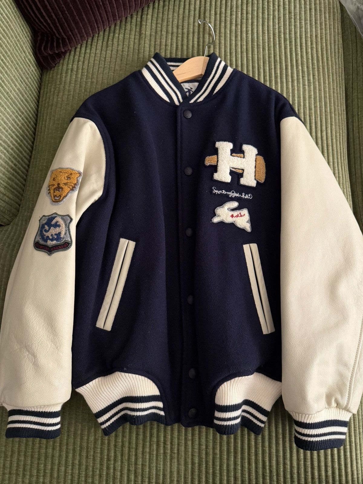 Hai Sporting Gear HAI SPORTING GEAR Wool and Leather Varisty Jacket Size US M / EU 48-50 / 2 - 1 Thumbnail