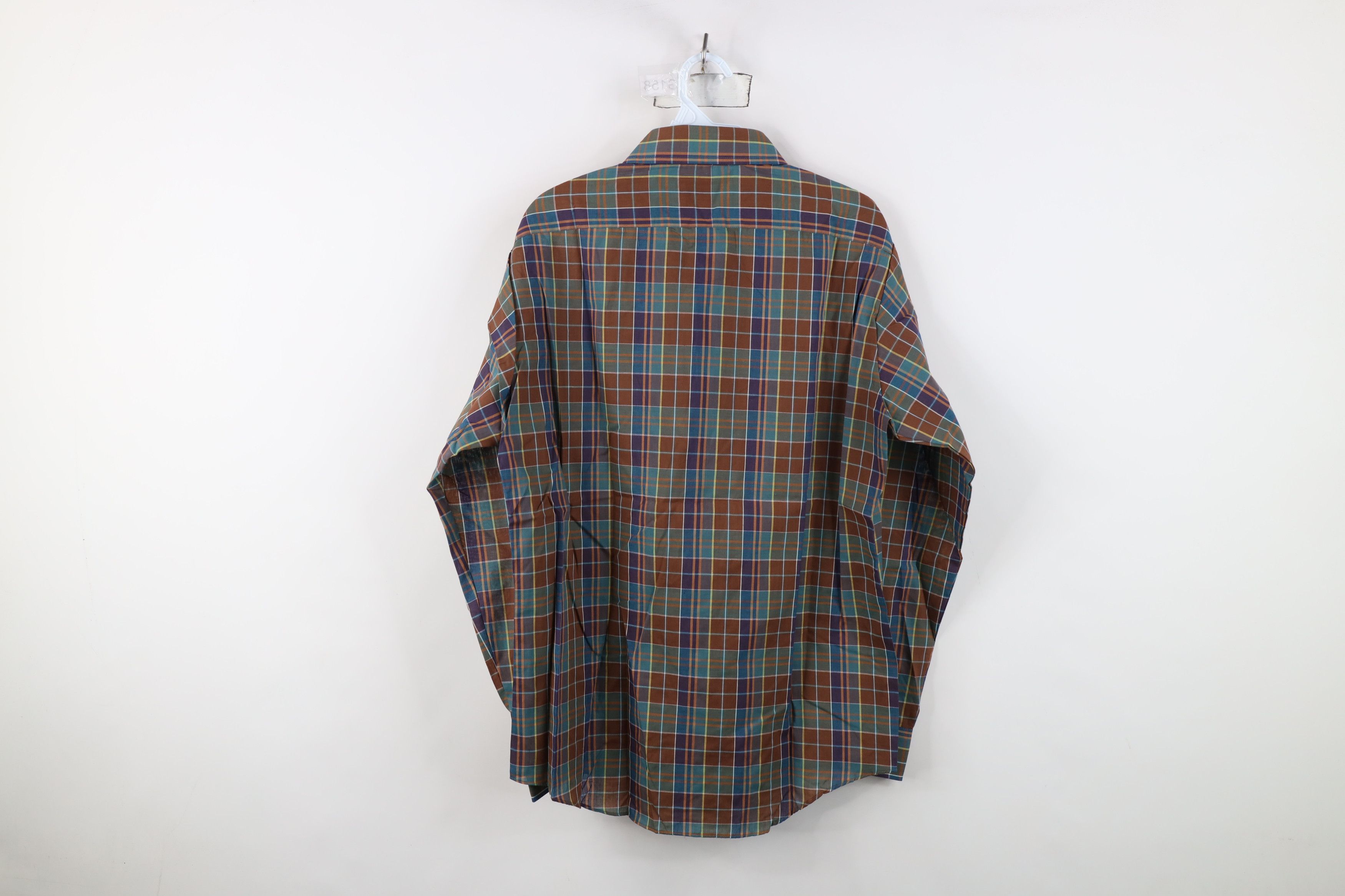Vintage Vintage 70s 80s Streetwear Madras Collared Button Shirt Size US M / EU 48-50 / 2 - 10 Thumbnail