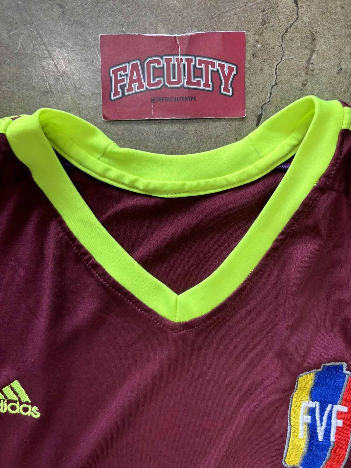 Adidas × Vintage Adidas Venezuela FVF Futbol Soccer Jersey Size US L / EU 52-54 / 3 - 3 Thumbnail