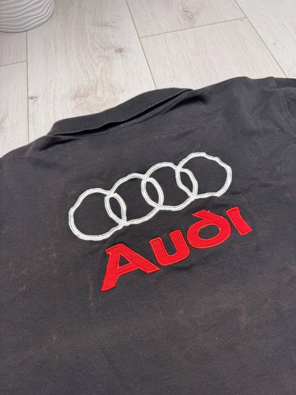 Audi Vintage Audi Big Logo Polo Faded Racing F1 Size US M / EU 48-50 / 2 - 13 Thumbnail