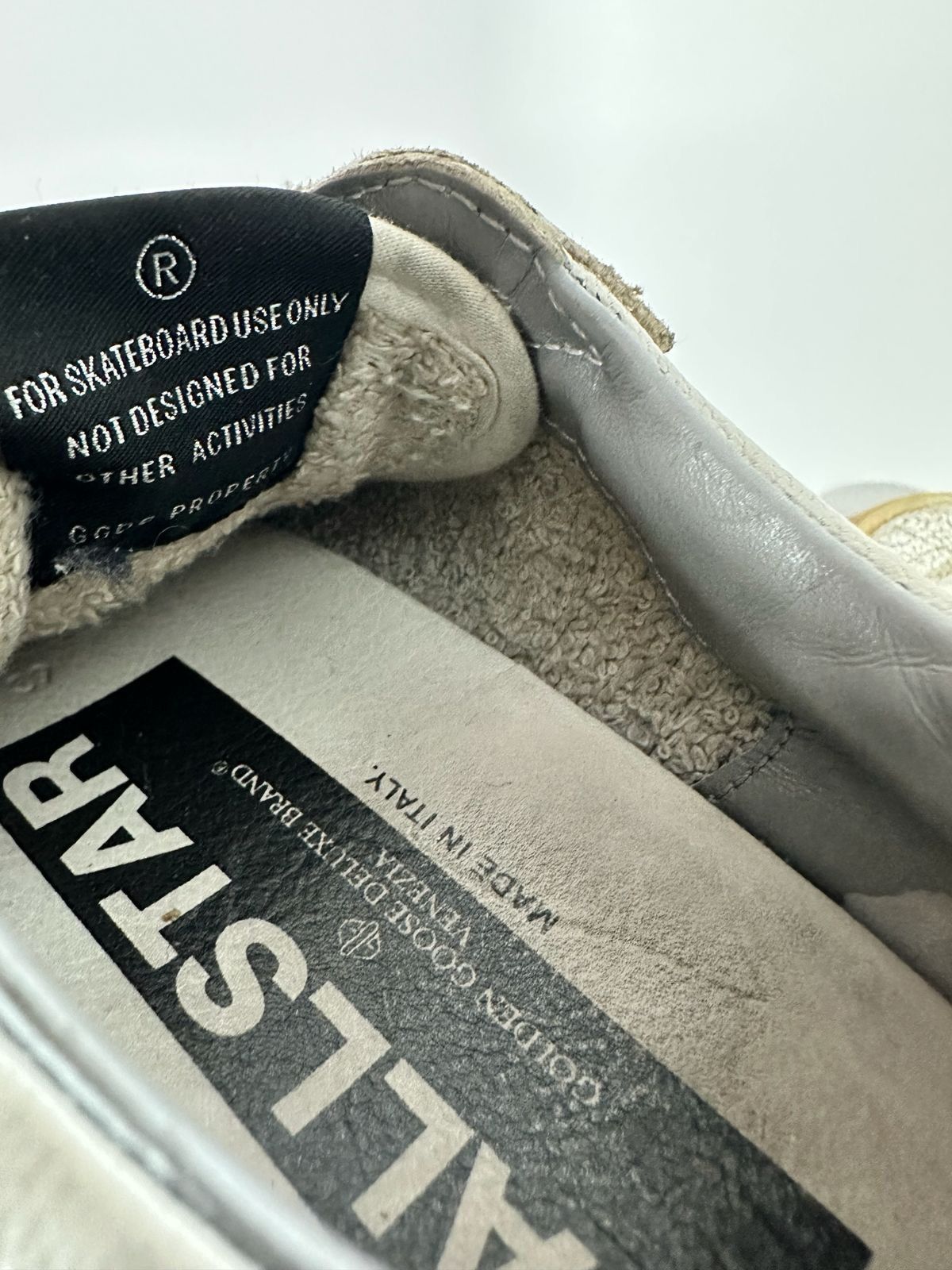 Golden Goose Golden Goose Ballstar glittered leather sneakers EU39 Size US 9 / IT 39 - 7 Thumbnail