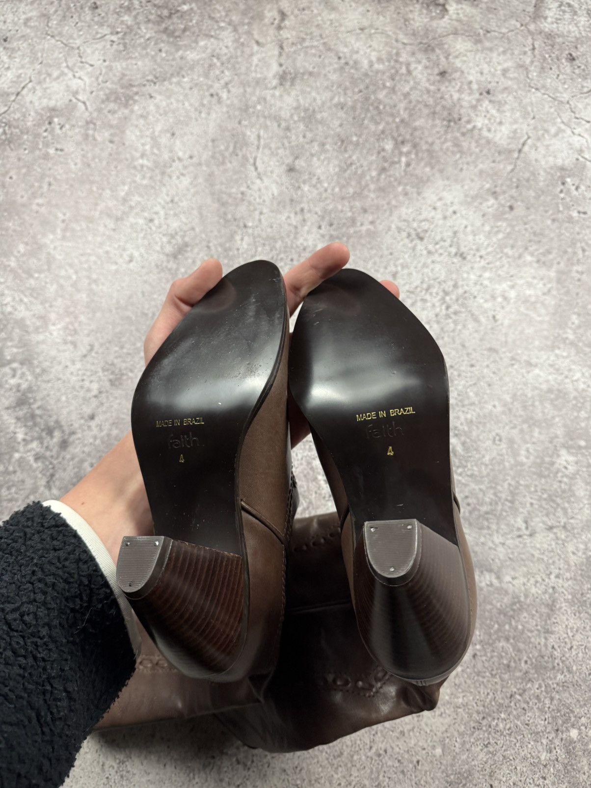 If Six Was Nine Vintage AS 98 Ankle Rick Owens Style Y2K Leather Heels Boots Size US 5 / IT 35 - 17 Thumbnail