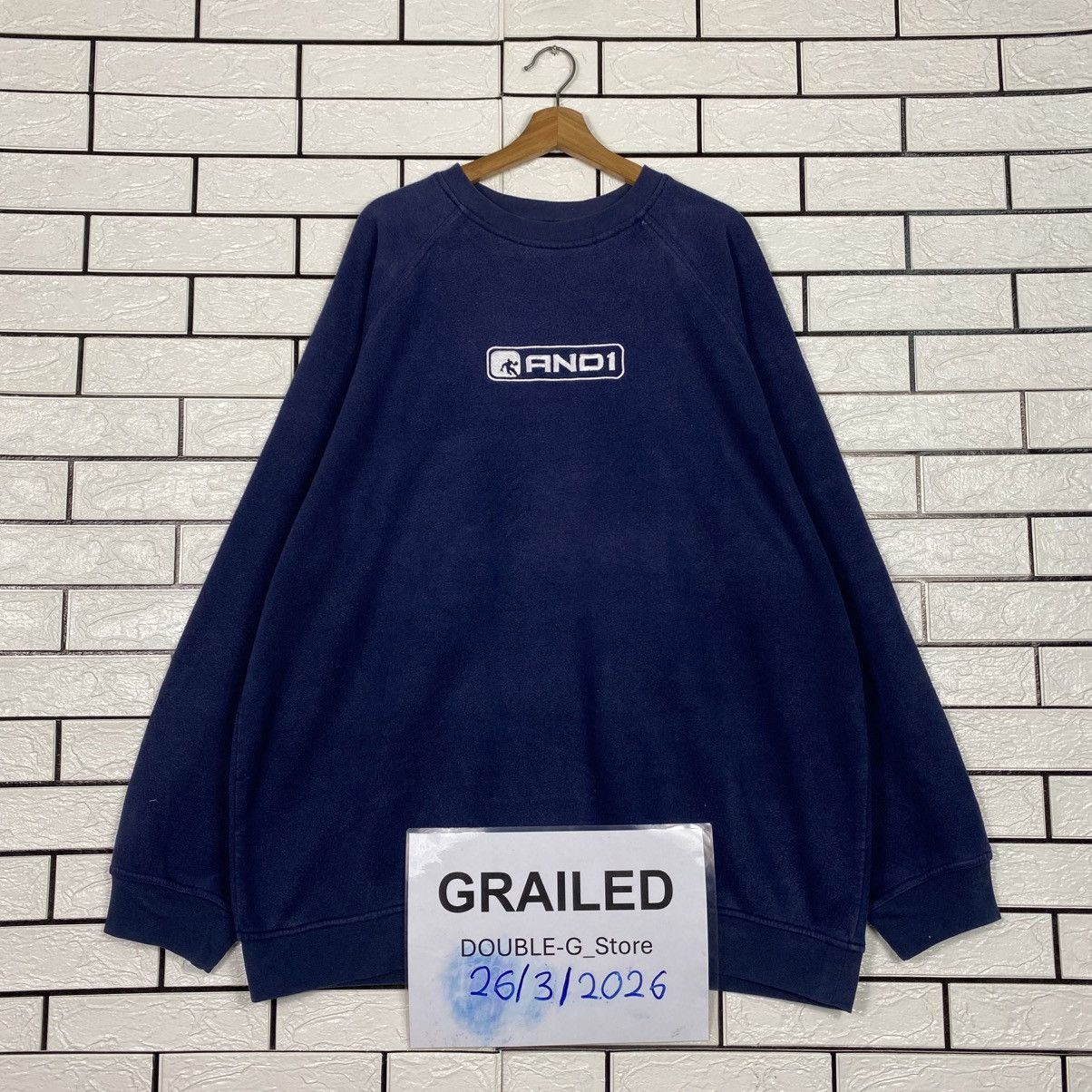 Japanese Brand Vintage Sweatshirt And1 Basketball Style Size US M / EU 48-50 / 2 - 1 Thumbnail
