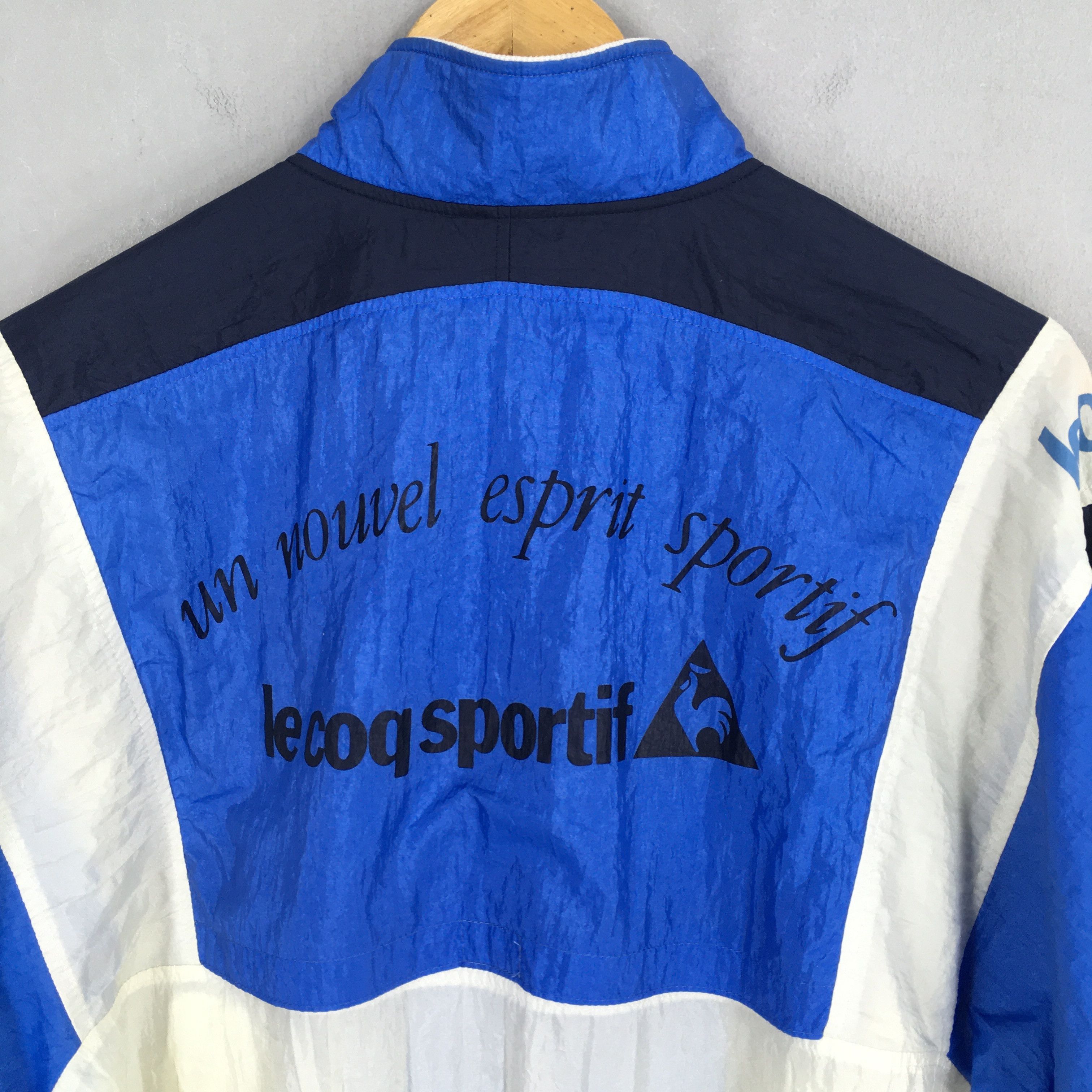 Le Coq Sportif Vintage 90s Le Coq Sportif Windbreaker Jacket Medium Size US M / EU 48-50 / 2 - 9 Thumbnail