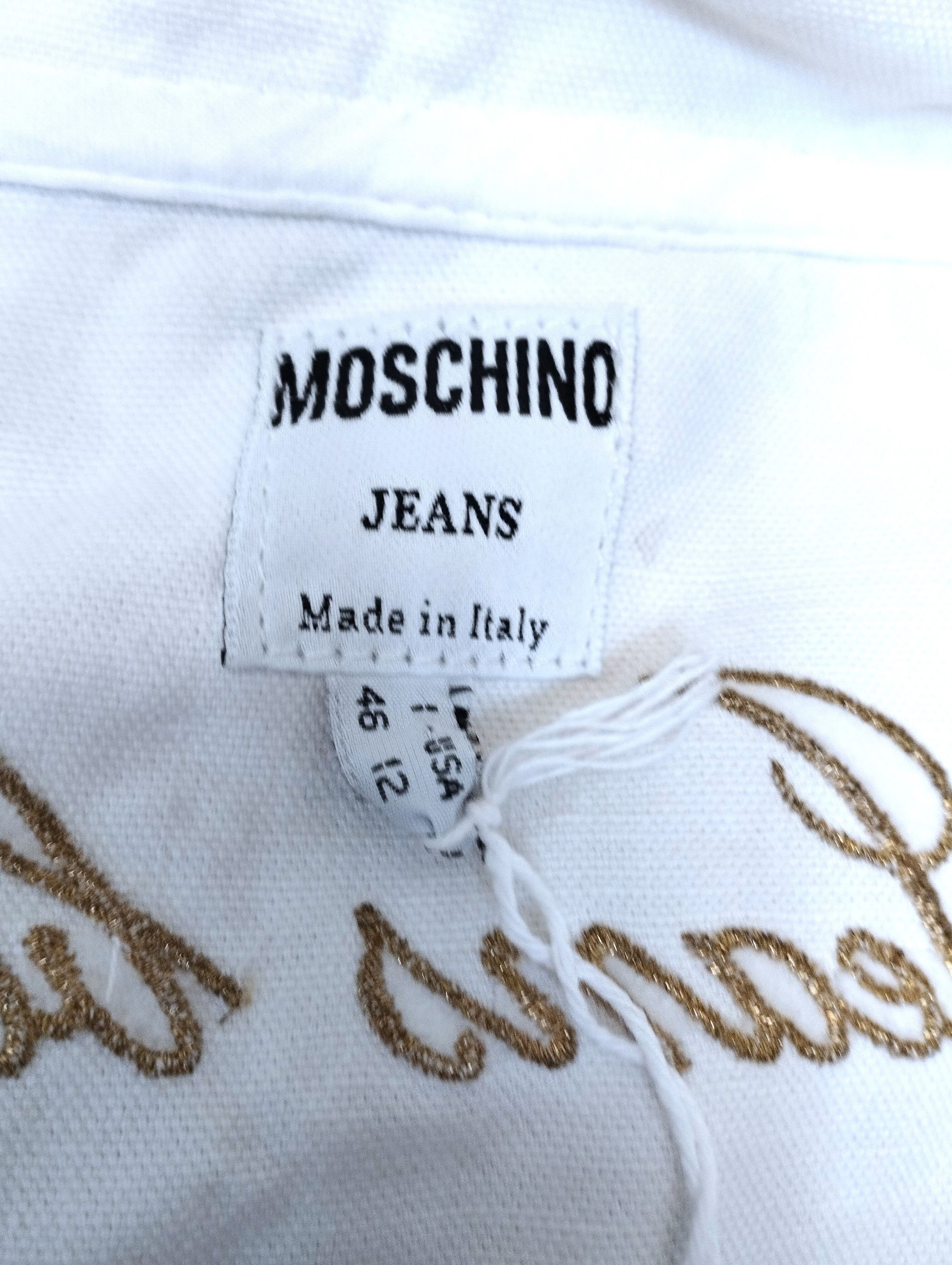 Moschino Moschino Veste Bon Jeans Bon Genre Cotn Lin TM/L Size L / US 10 / IT 46 - 3 Thumbnail