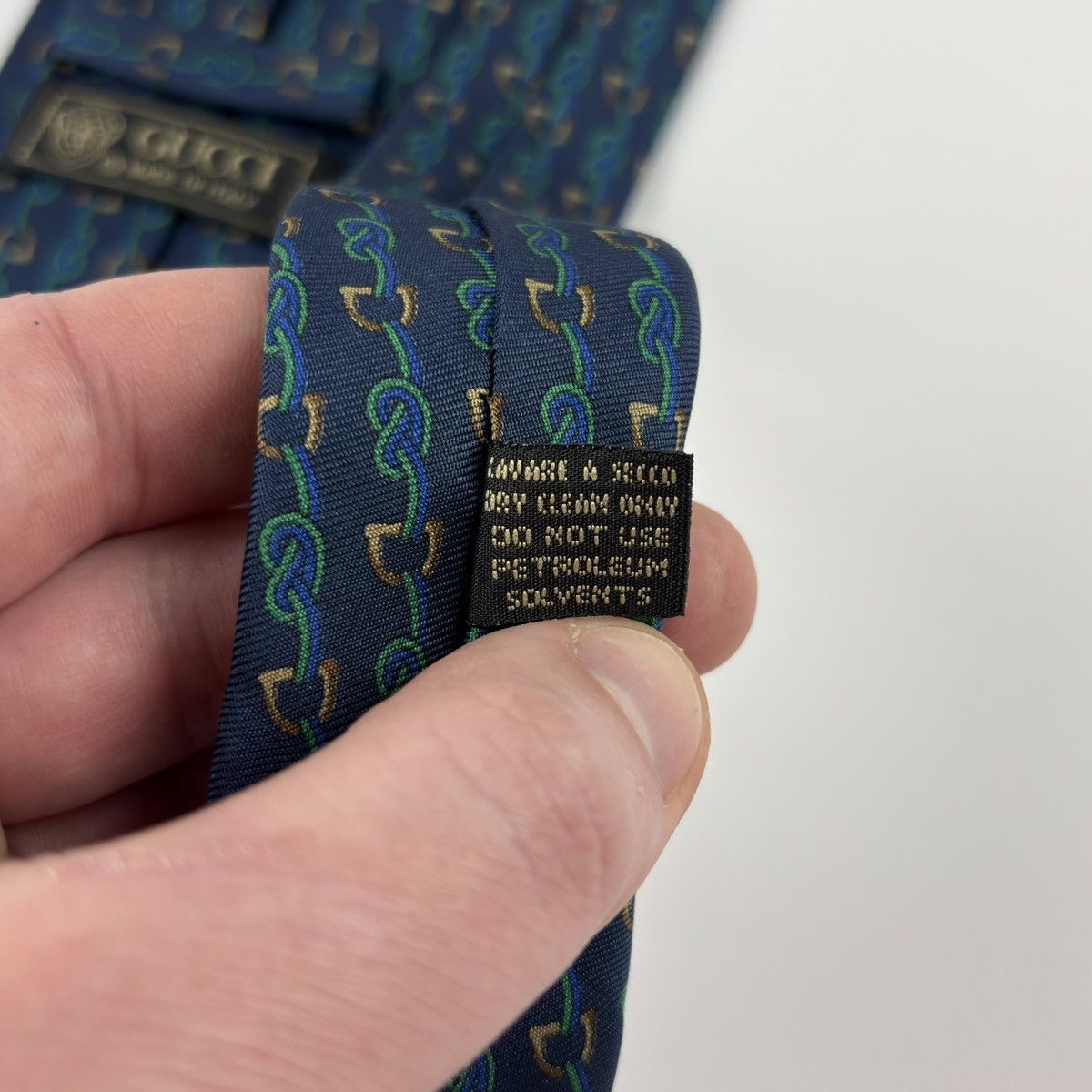Gucci Gucci Vintage Silk Tie Size ONE SIZE - 11 Thumbnail